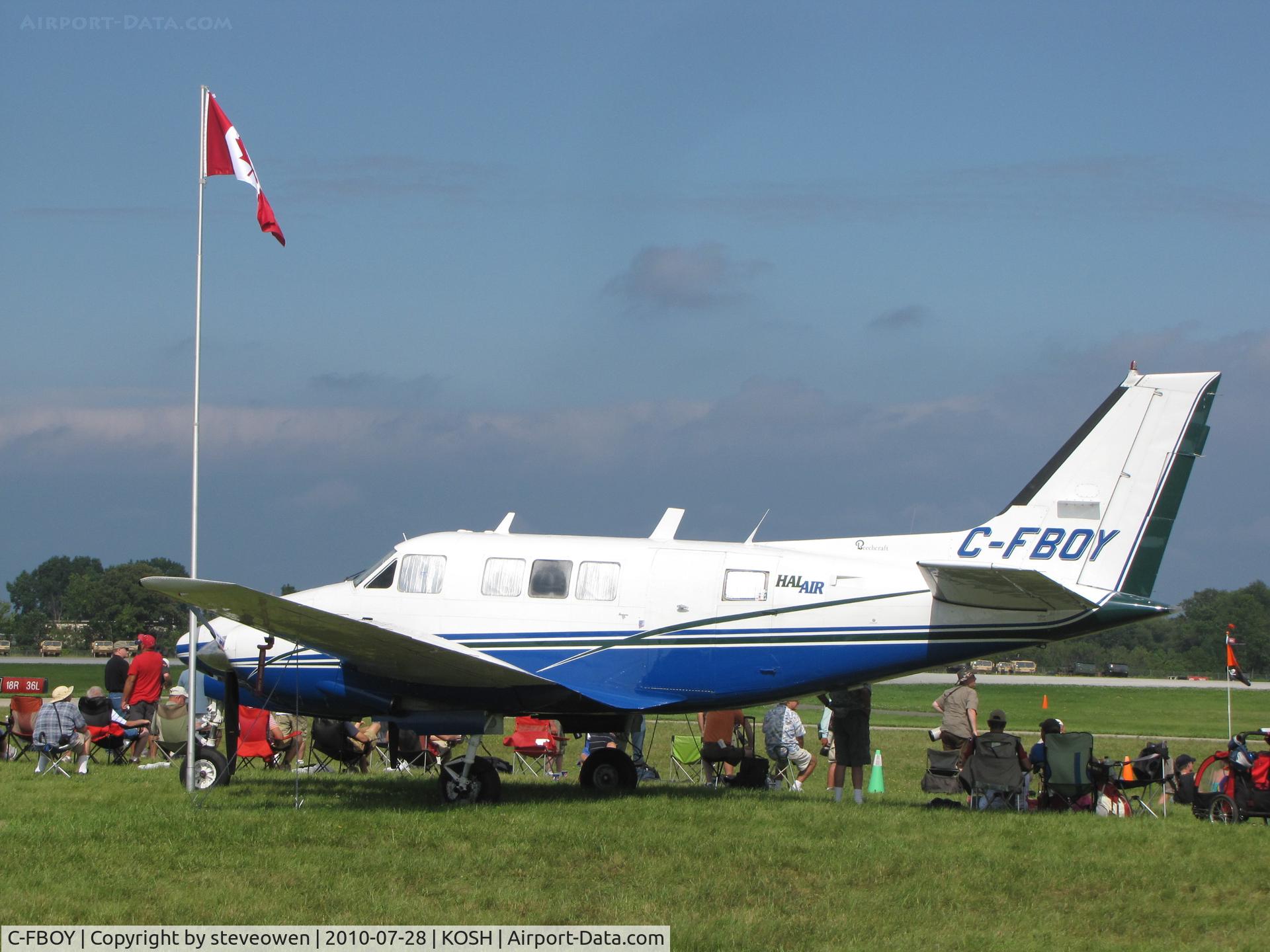 C-FBOY, 1968 Beech A65 Queen Air C/N LC 302, Park in the 