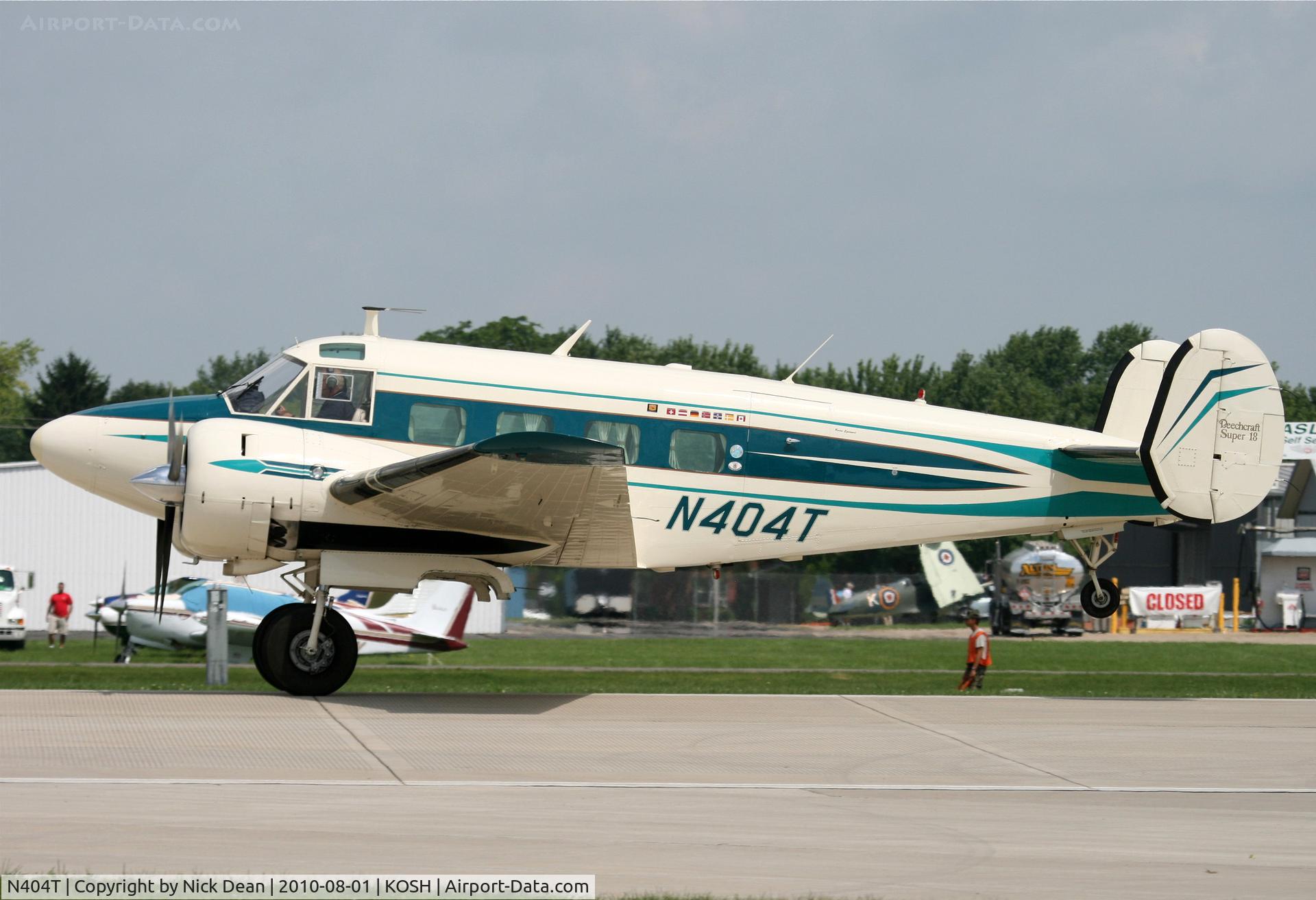 N404T, 1959 Beech E18S-9700 Twin Beech C/N BA-432, KOSH