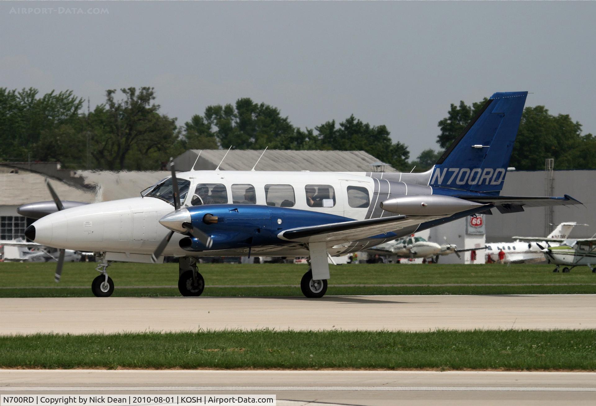 N700RD, 1985 Piper PA-31T3-500 T-1040 C/N 31T5575001, KOSH