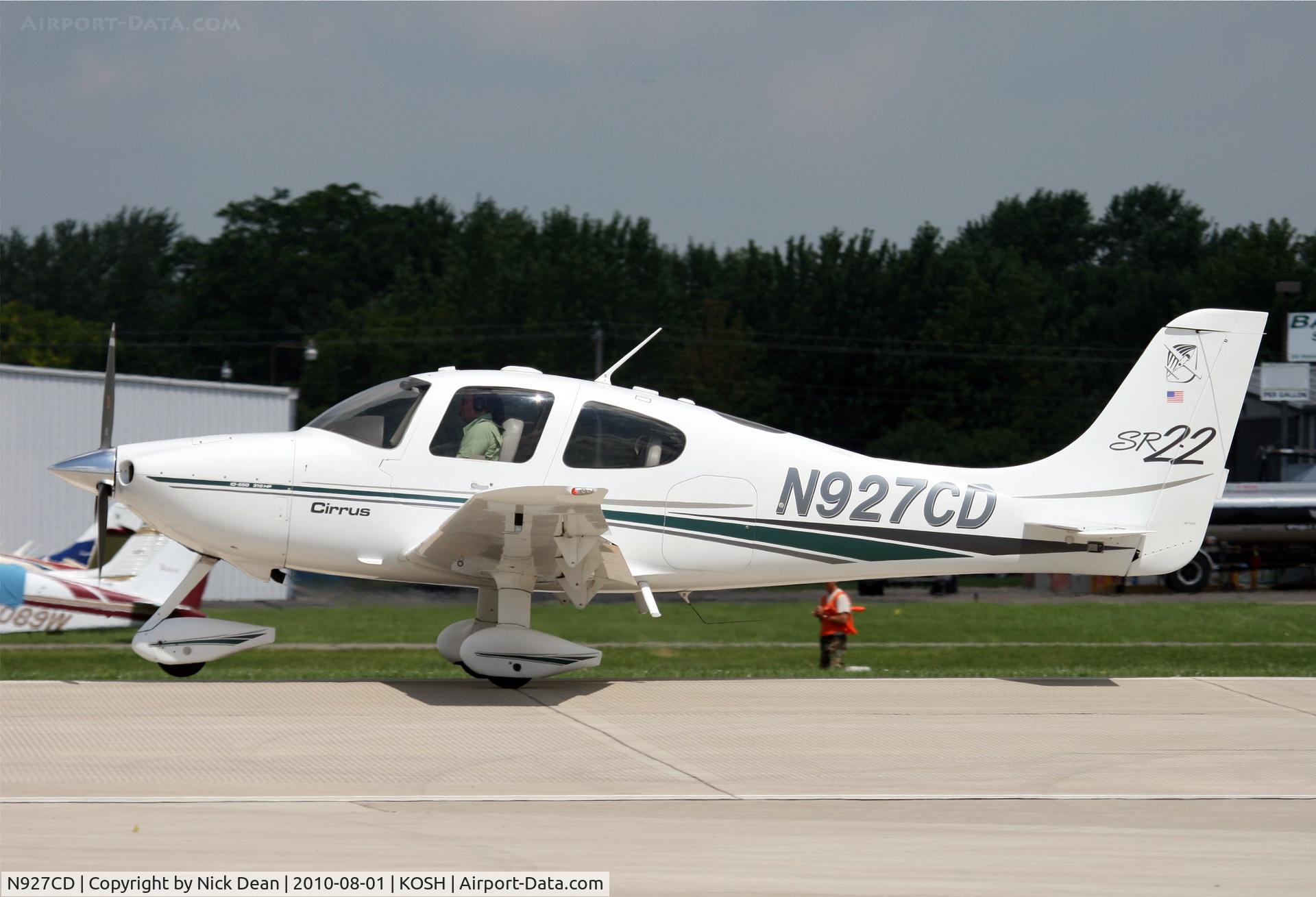 N927CD, 2002 Cirrus SR22 C/N 0227, KOSH