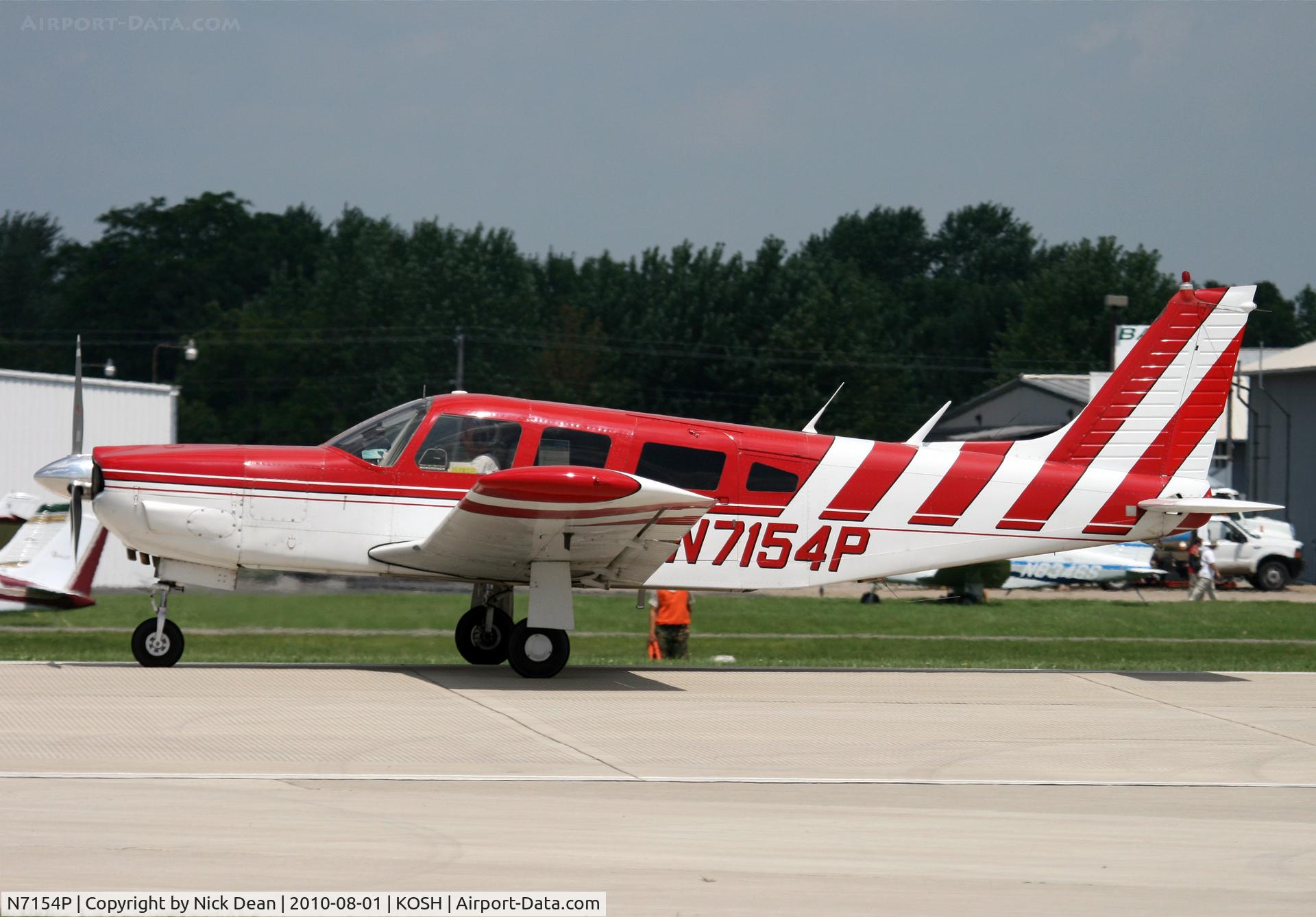 N7154P, 1977 Piper PA-32R-300 Cherokee Lance C/N 32R-7780462, KOSH
