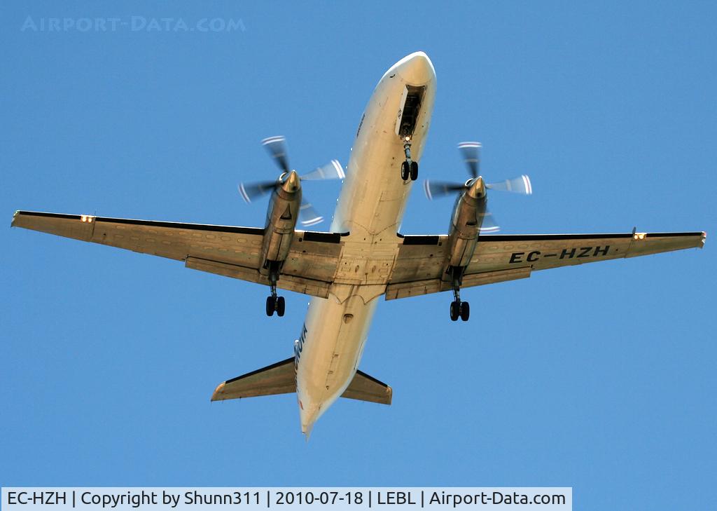 EC-HZH, 1988 Fairchild SA-227AC Metro III C/N AC-720, Landing rwy 25R...
