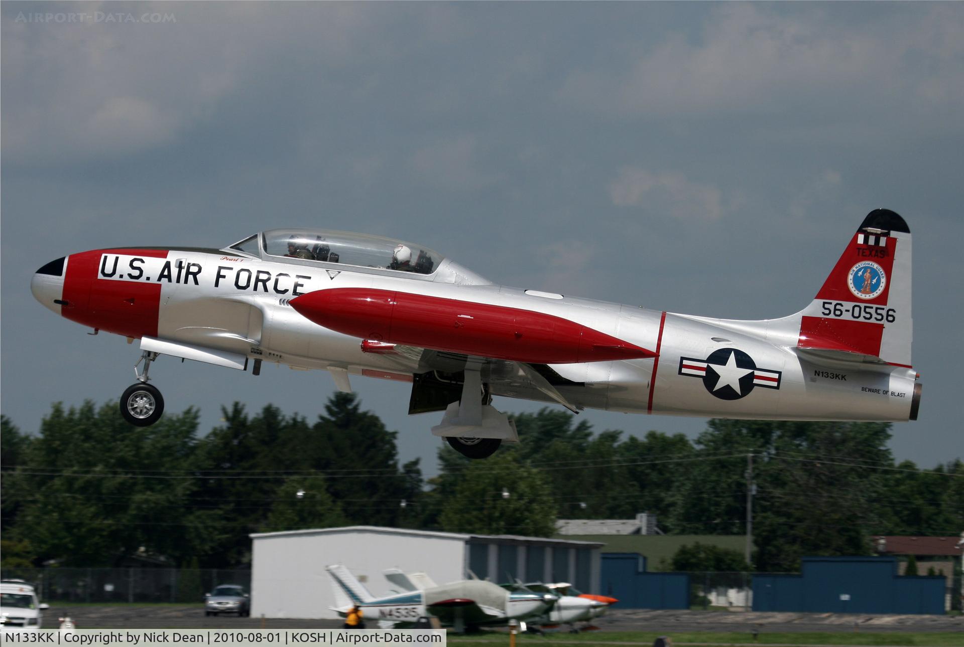 N133KK, Canadair T-33AN Silver Star 3 C/N T33-556, KOSH