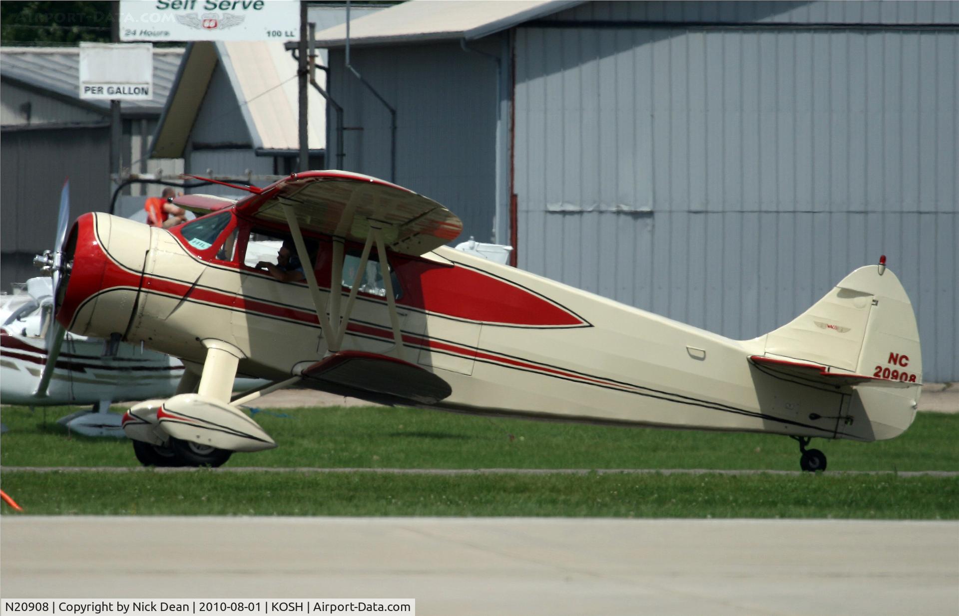 N20908, 1939 Waco AGC-8 C/N 5067, KOSH