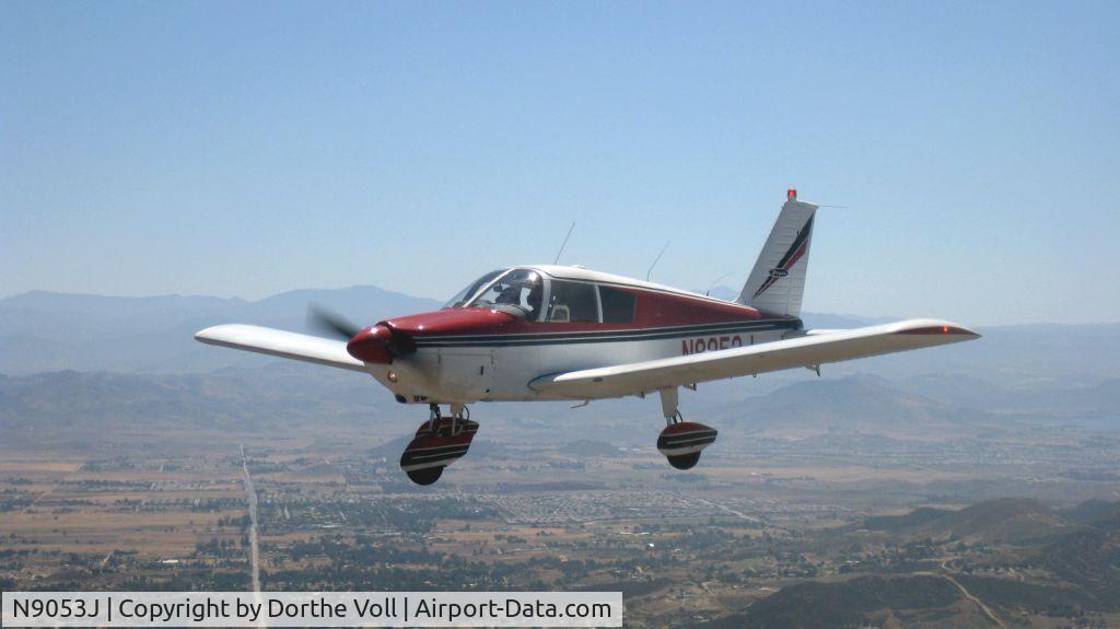 N9053J, 1966 Piper PA-28-180 C/N 28-3084, Somewhere between French Valley and Corona, CA. Yolanda Anselen at the controls.
