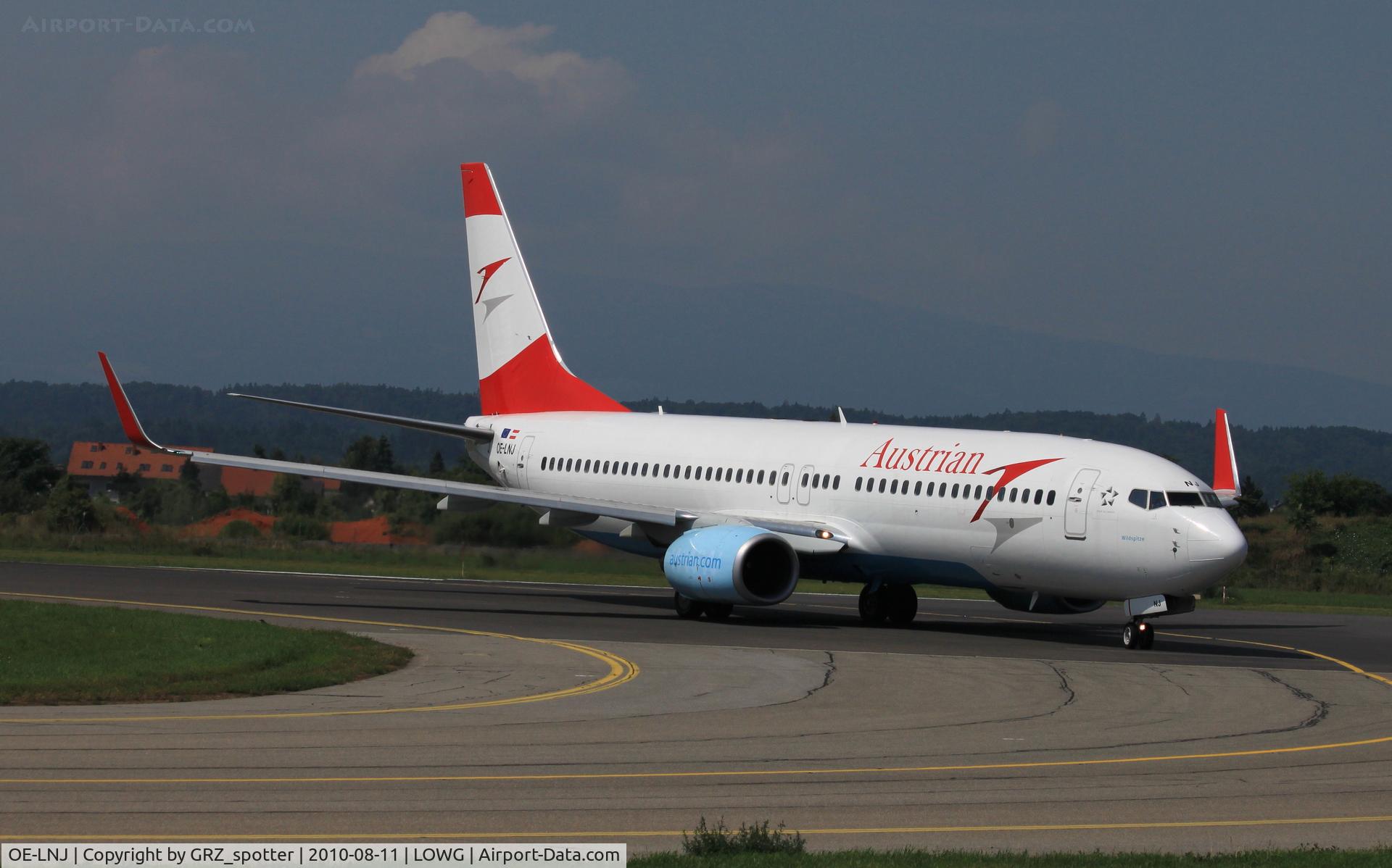 OE-LNJ, 1998 Boeing 737-8Z9 C/N 28177, Aua Boeing 738