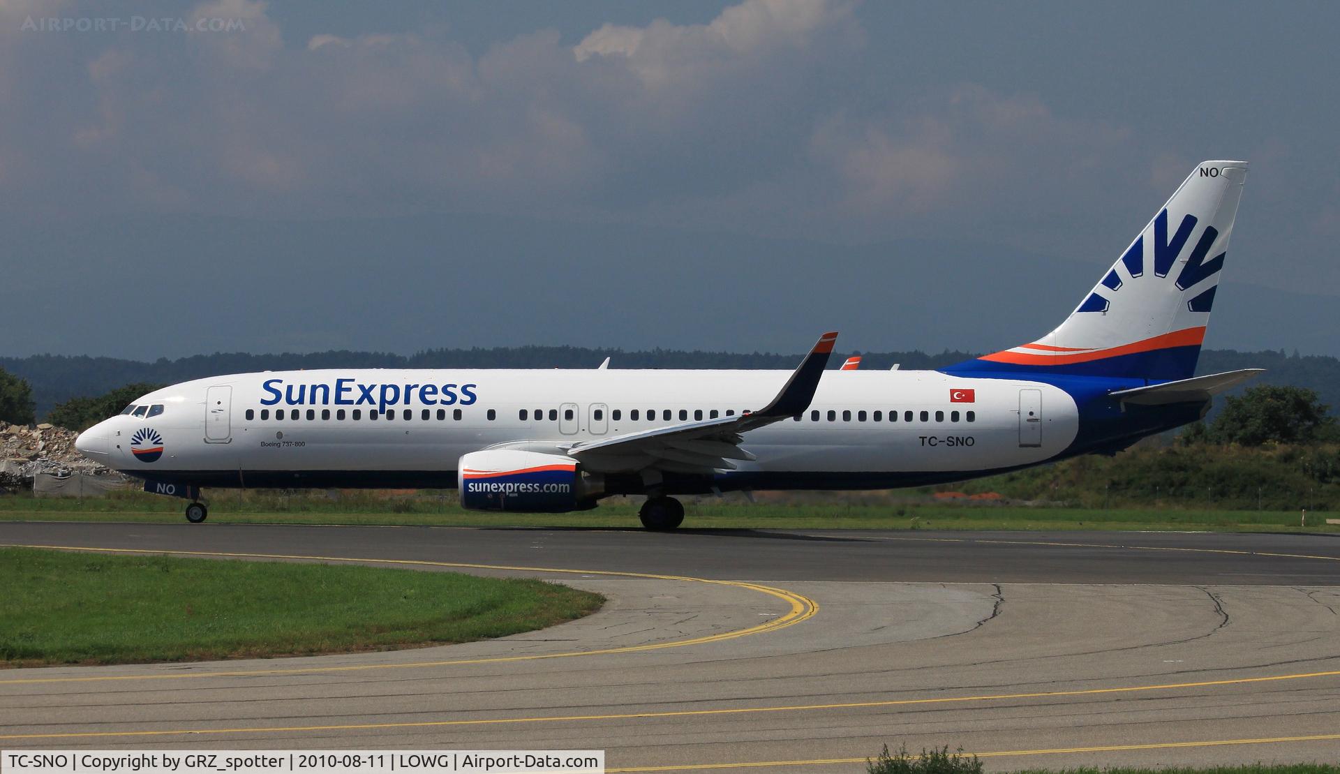 TC-SNO, 2010 Boeing 737-8HC C/N 40776, Sun Express B738