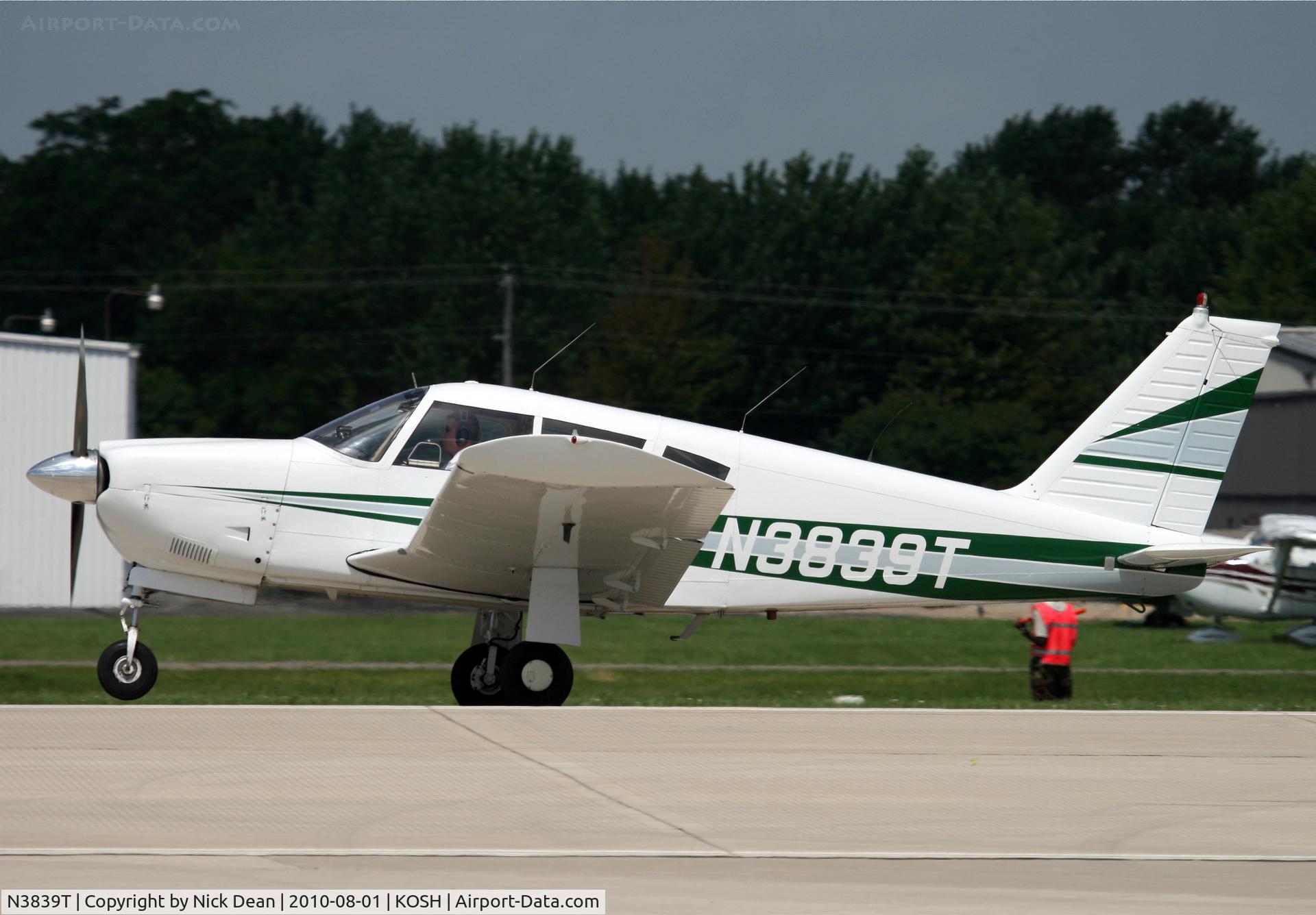 N3839T, 1967 Piper PA-28R-180 Cherokee Arrow C/N 28R-30158, KOSH