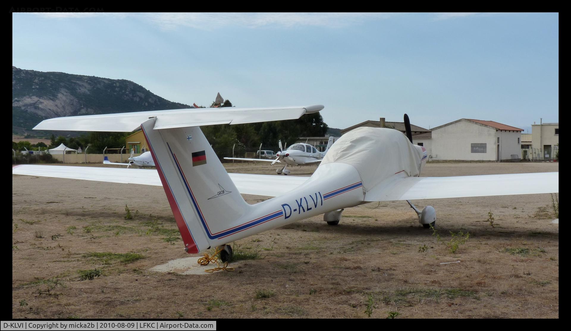 D-KLVI, 1990 Grob G-109B C/N 6559, Parked.