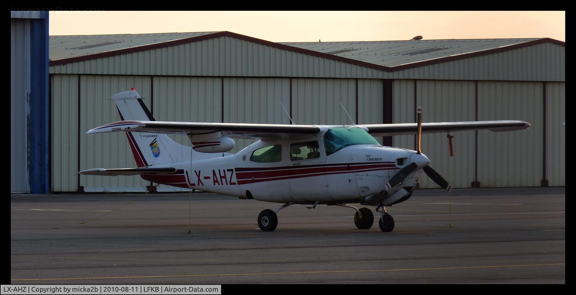LX-AHZ, Cessna T210N II Turbo Centurion C/N 210-63672, Parked.