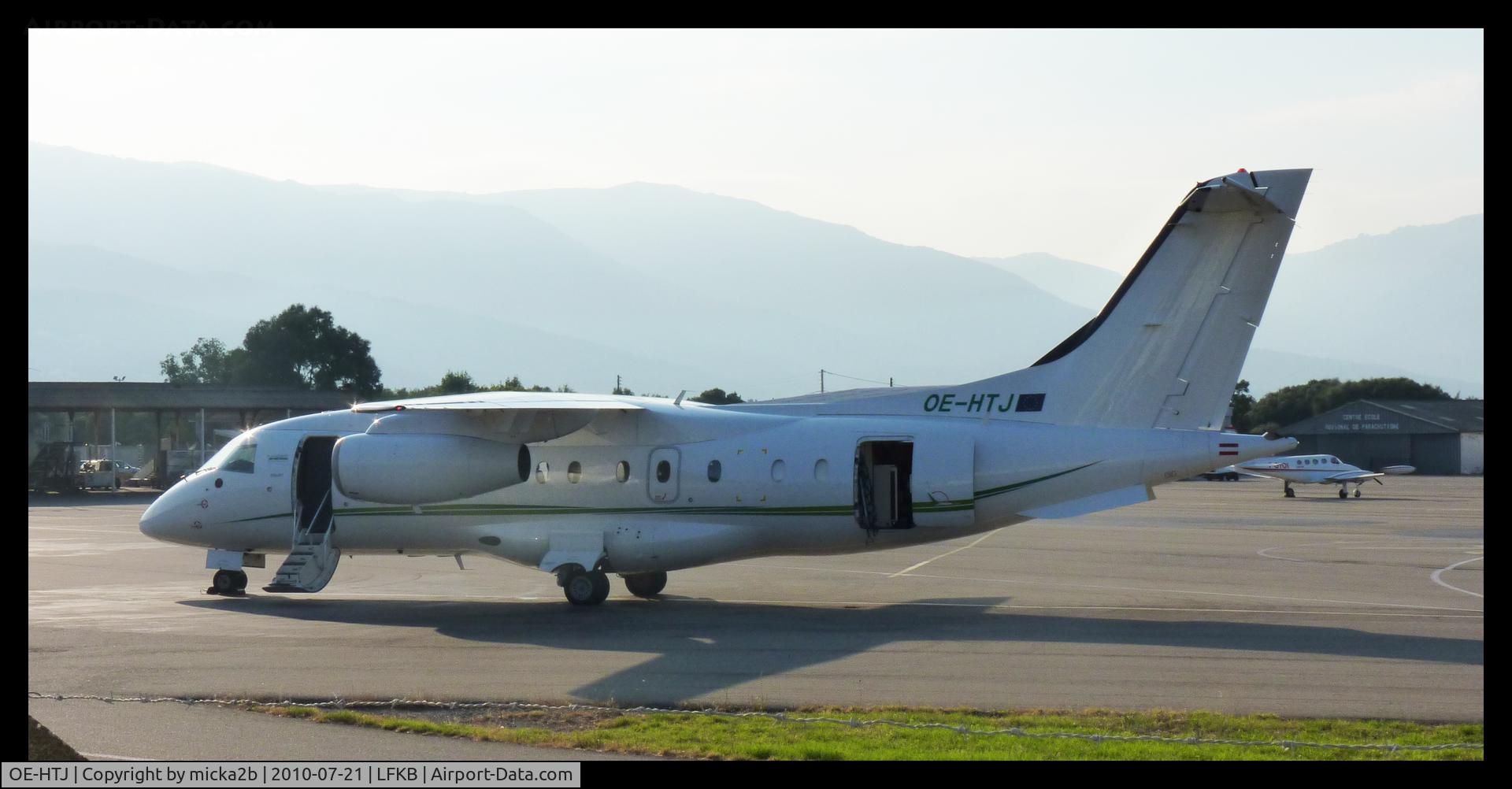 OE-HTJ, 1999 Fairchild Dornier 328-300 328JET C/N 3114, Parked.
