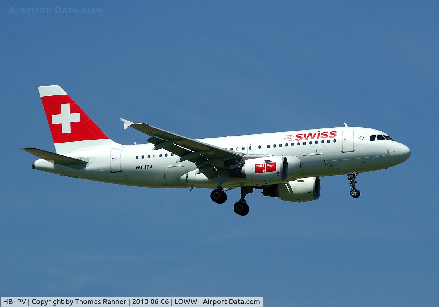 HB-IPV, 1996 Airbus A319-112 C/N 578, Swiss A-319