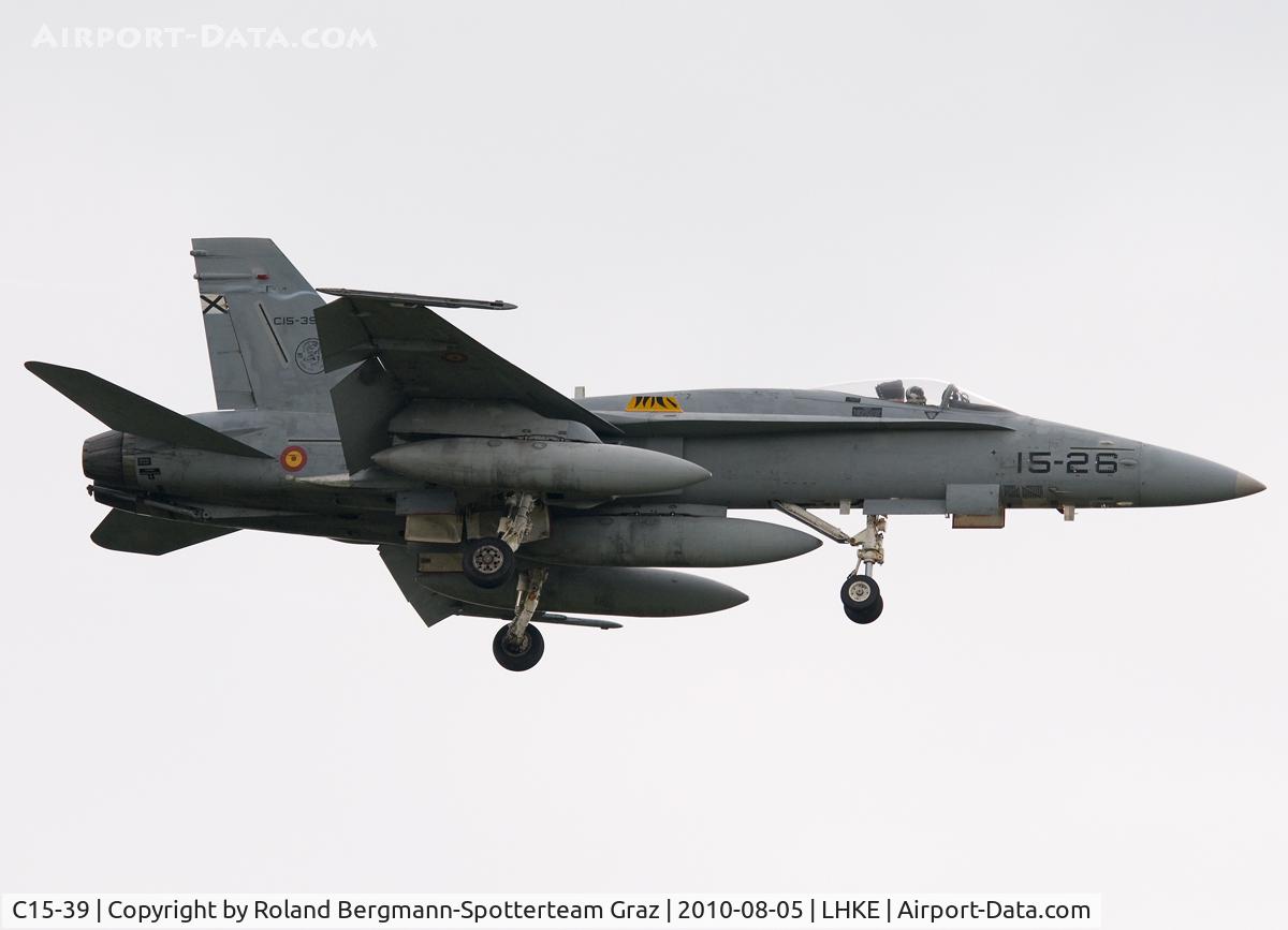 C15-39, McDonnell Douglas EF-18A Hornet C/N 0670/A544, McDonnell Douglas EF-18A Hornet