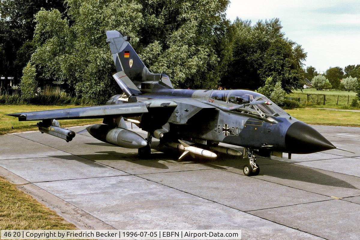 46 20, Panavia Tornado IDS C/N 795/GS253/4320, static display at Koksijde AB Belgium
