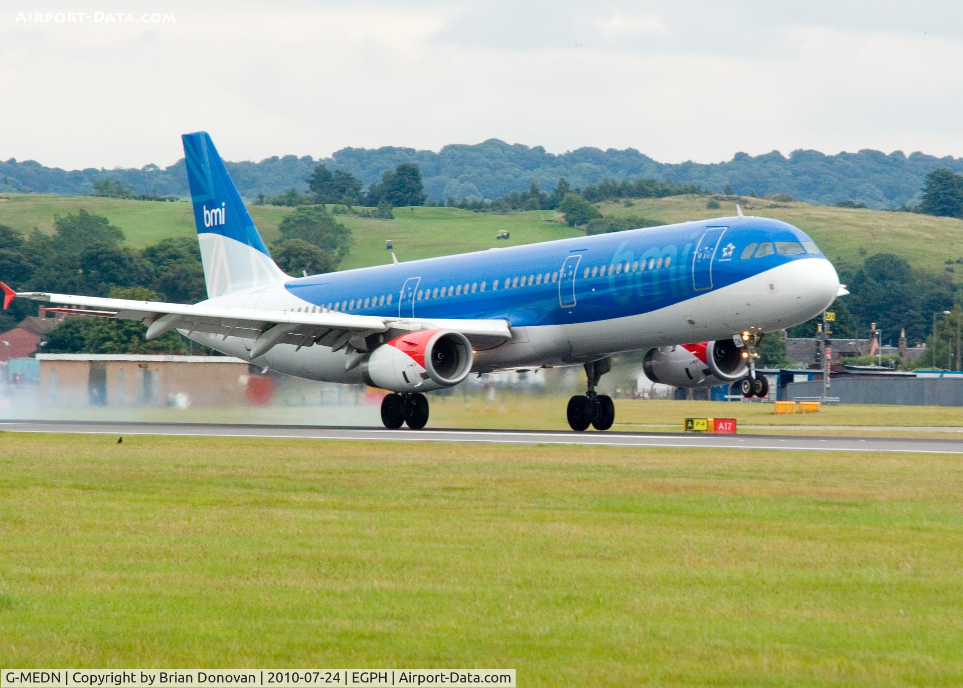 G-MEDN, 2008 Airbus A321-231 C/N 3512, British Midland