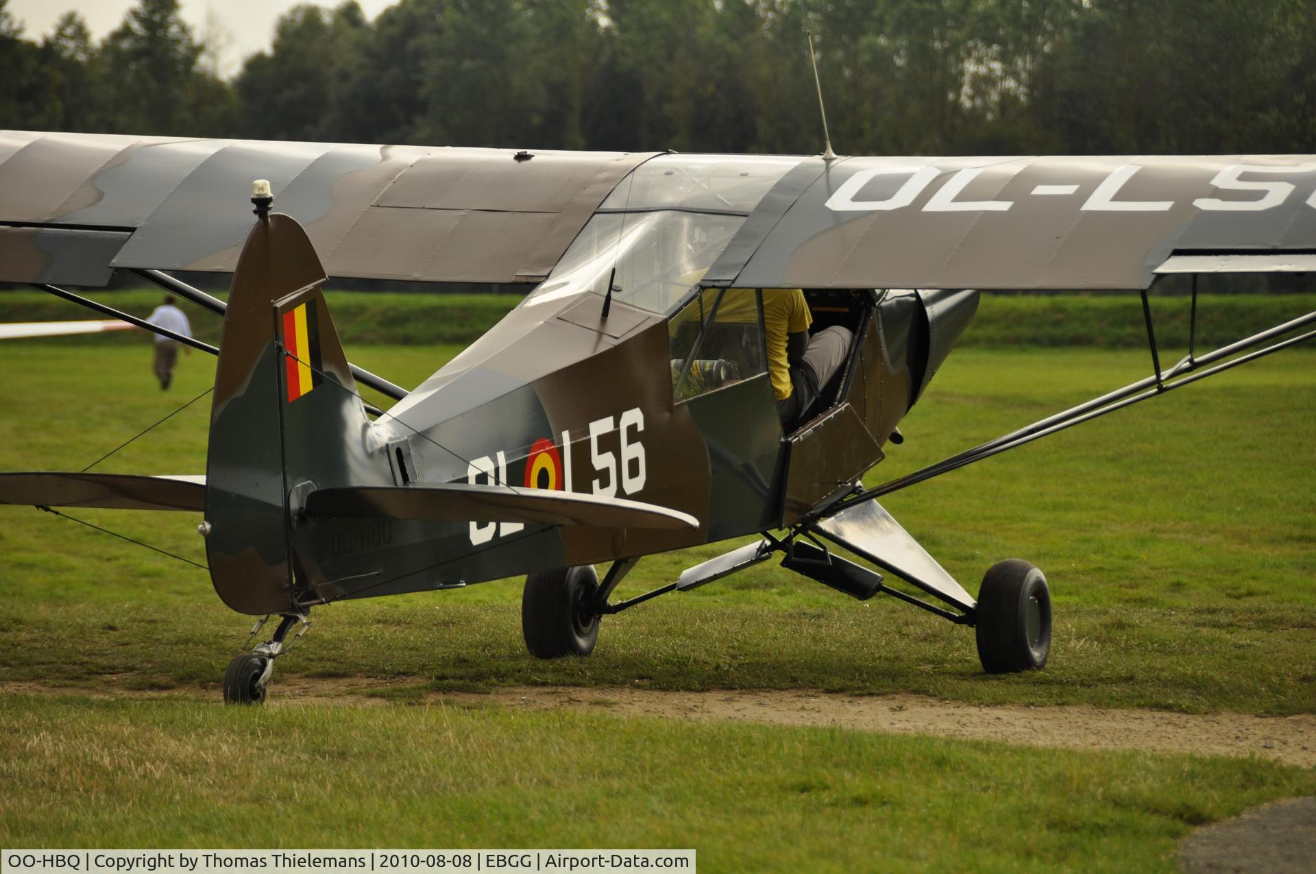 OO-HBQ, Piper L-18C Super Cub (PA-18-95) C/N 18-3130, Opendeurdag VZP 2010