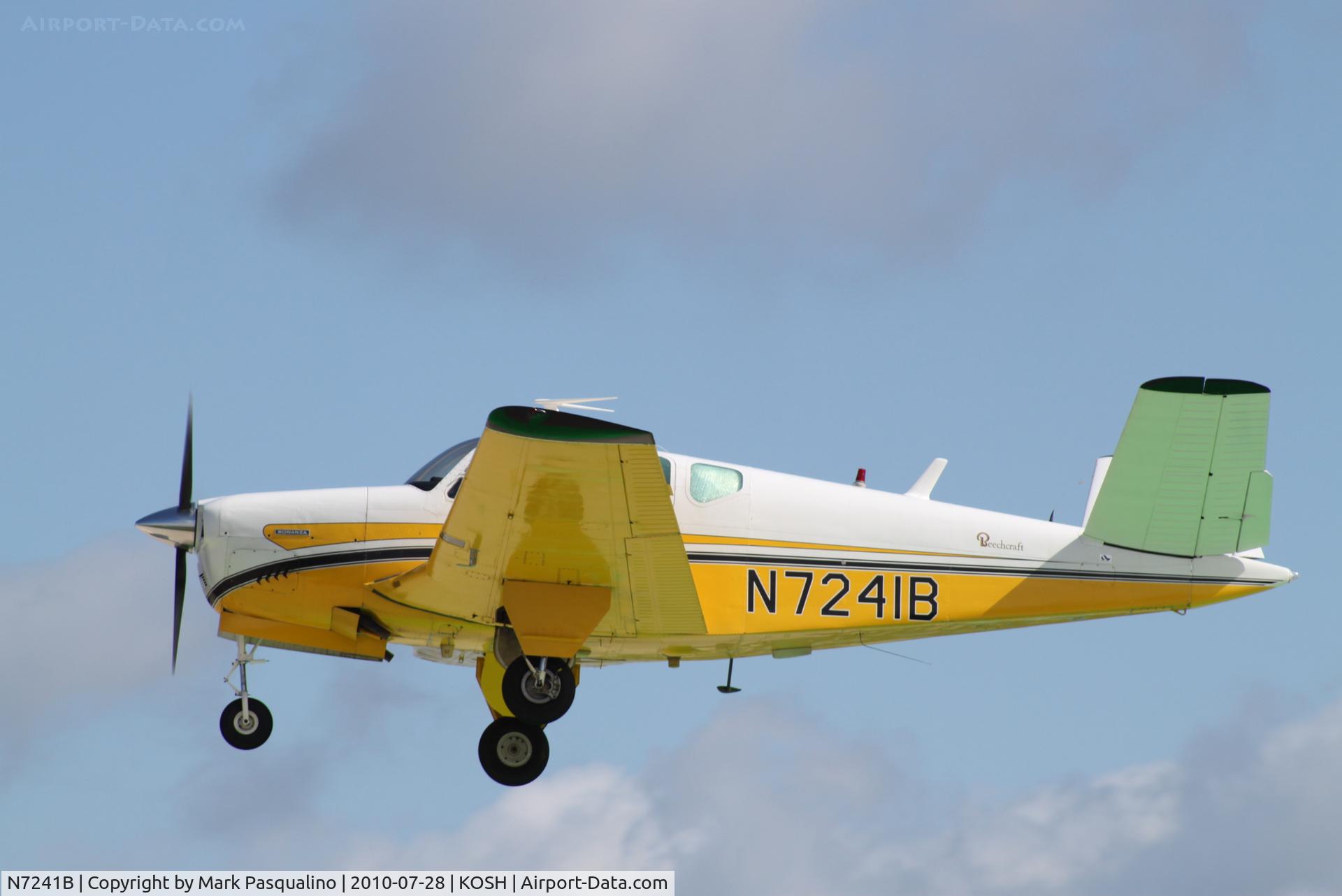 N7241B, 1958 Beech J35 Bonanza C/N D-5597, Beech J35