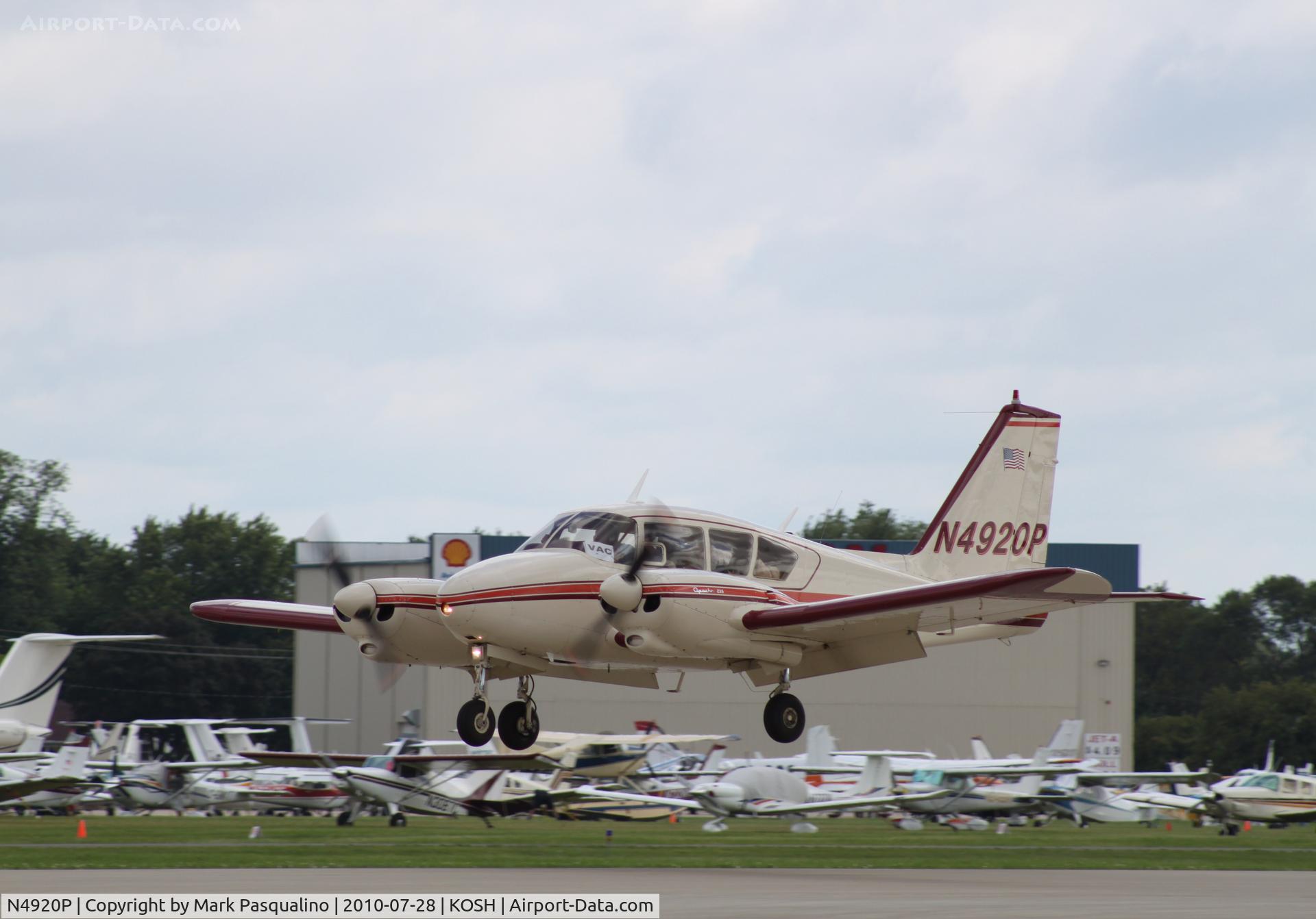 N4920P, 1962 Piper PA-23-235 Apache C/N 27-510, Piper PA-23-235