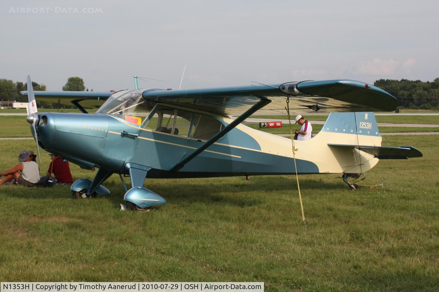 N1353H, 1949 Aeronca 15AC Sedan C/N 15AC-397, 1949 Aeronca 15AC, c/n: 15AC397