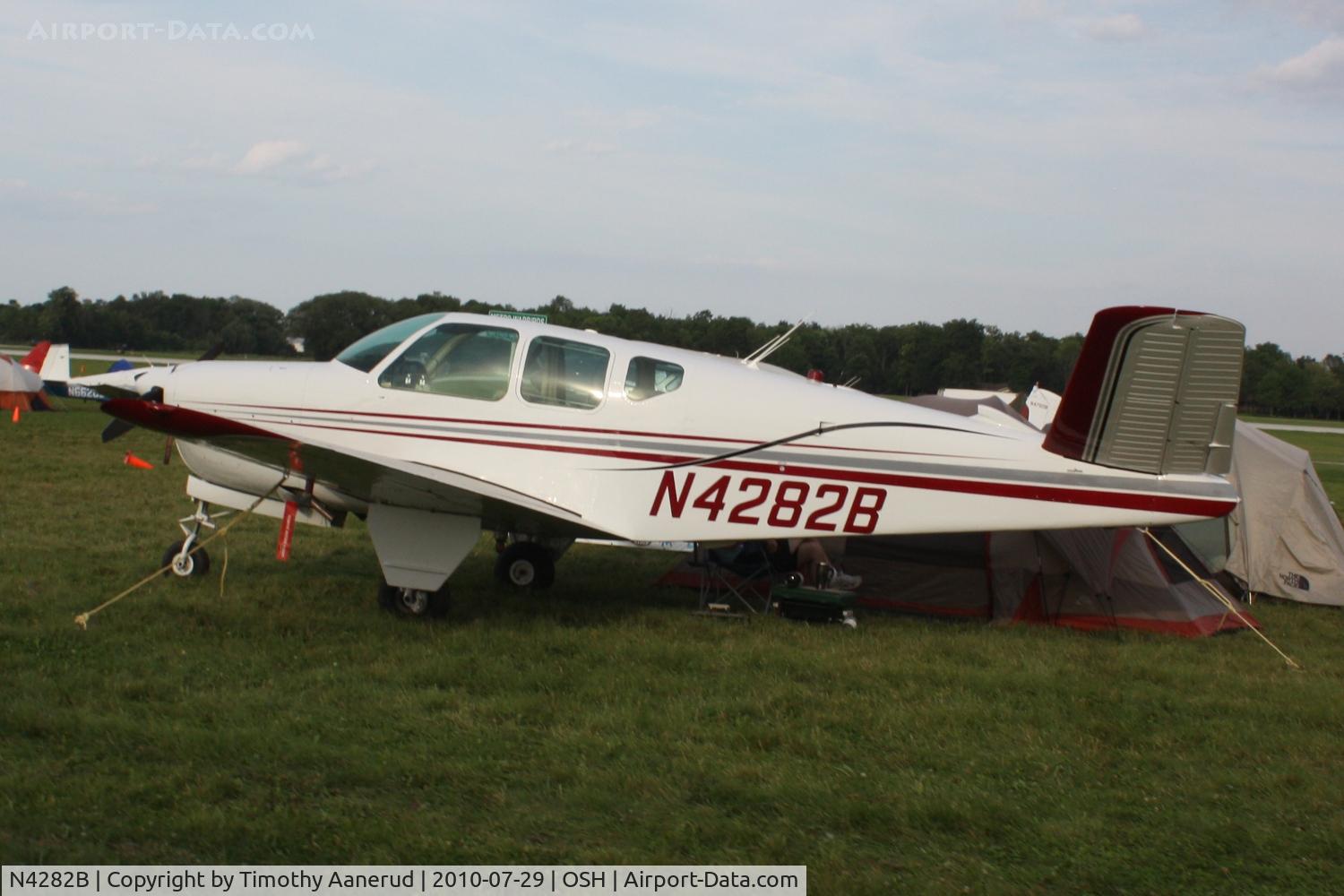 N4282B, 1955 Beech F35 Bonanza C/N D-4345, 1955 Beech F35, c/n: D-4345