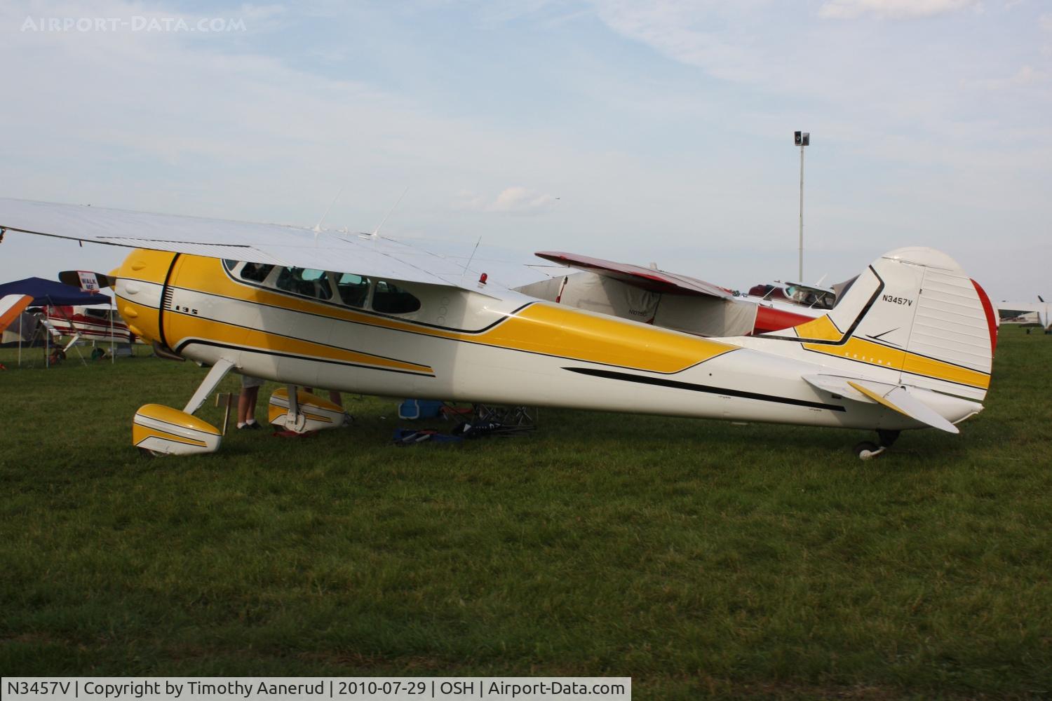 N3457V, 1948 Cessna 195 C/N 7154, 1948 Cessna 195, c/n: 7154