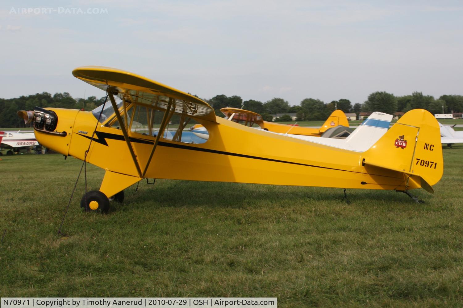 N70971, Piper J3C-65 Cub Cub C/N 18001, Piper J3C-65, c/n: 18001