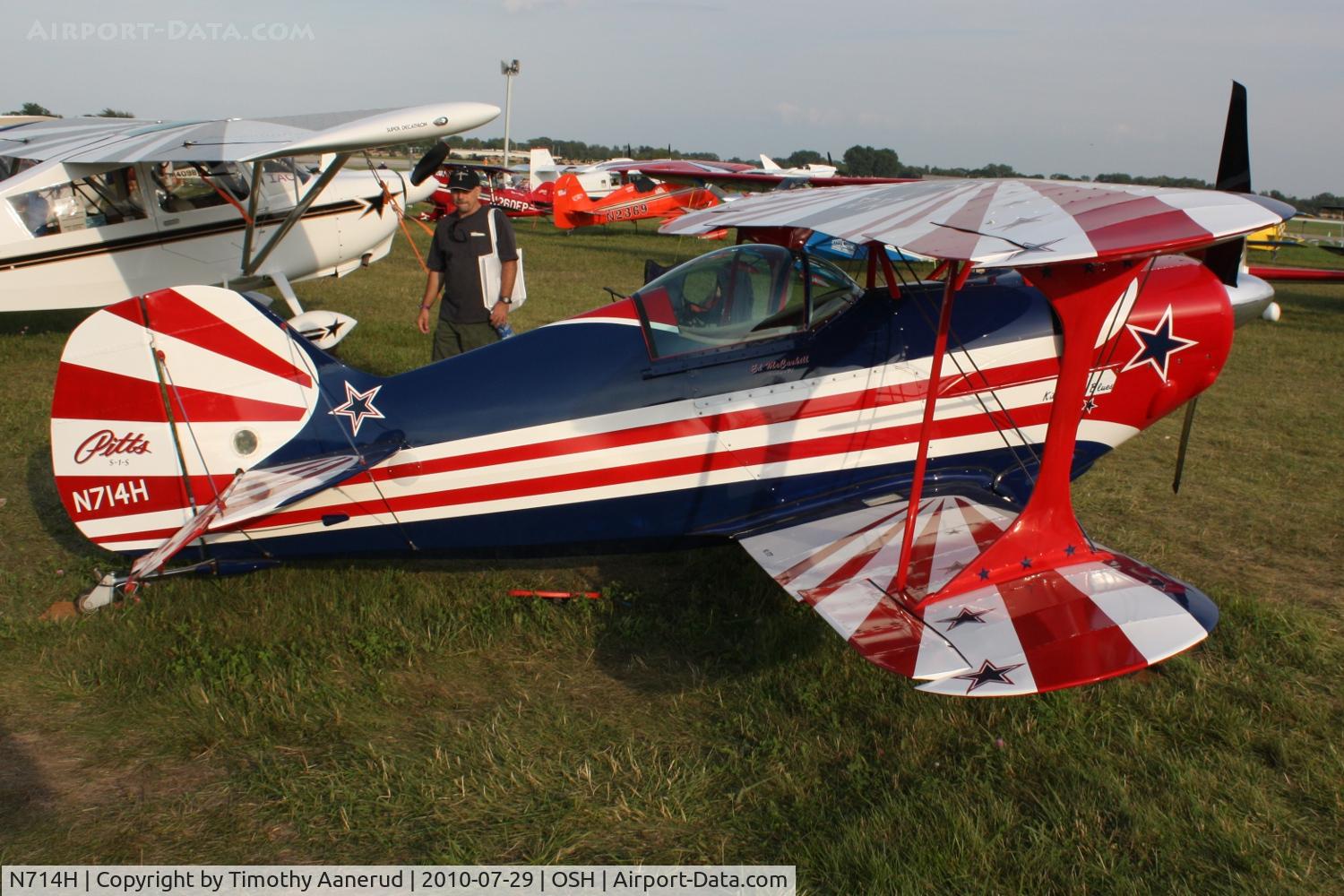 N714H, 1967 Pitts S-1S Special C/N 15P, 1967 Pitts S1S, c/n: 15P