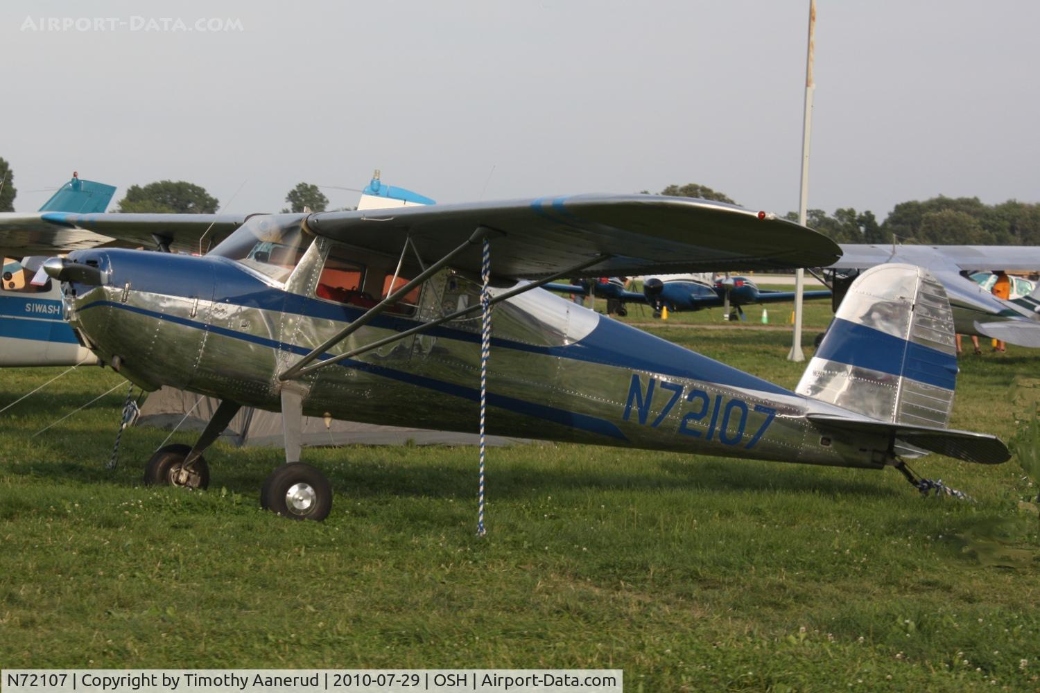 N72107, 1946 Cessna 140 C/N 9272, 1946 Cessna 140, c/n: 9272