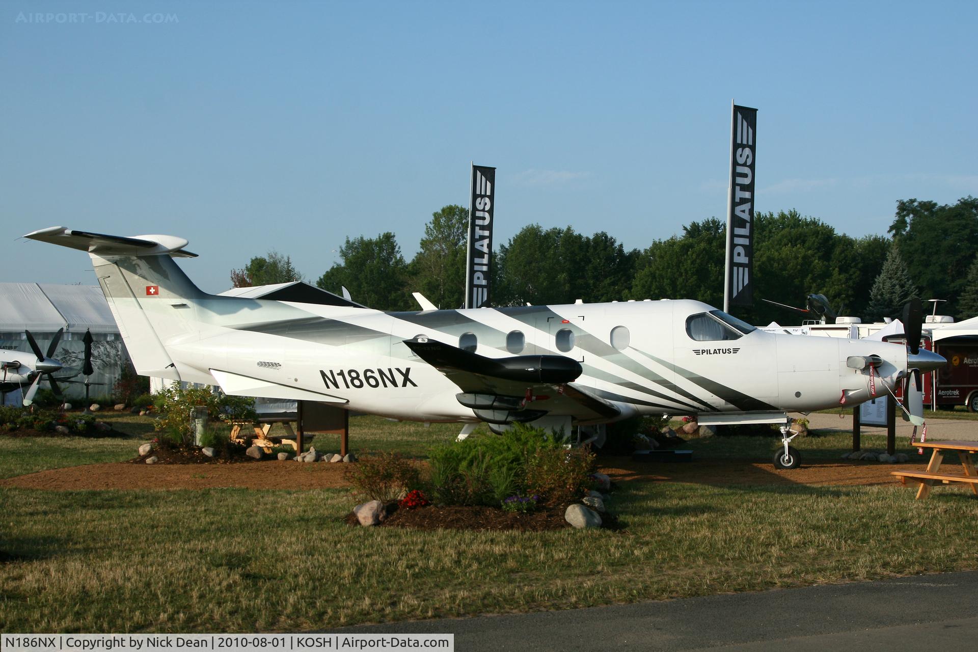 N186NX, 2009 Pilatus PC-12/47E C/N 1186, KOSH
