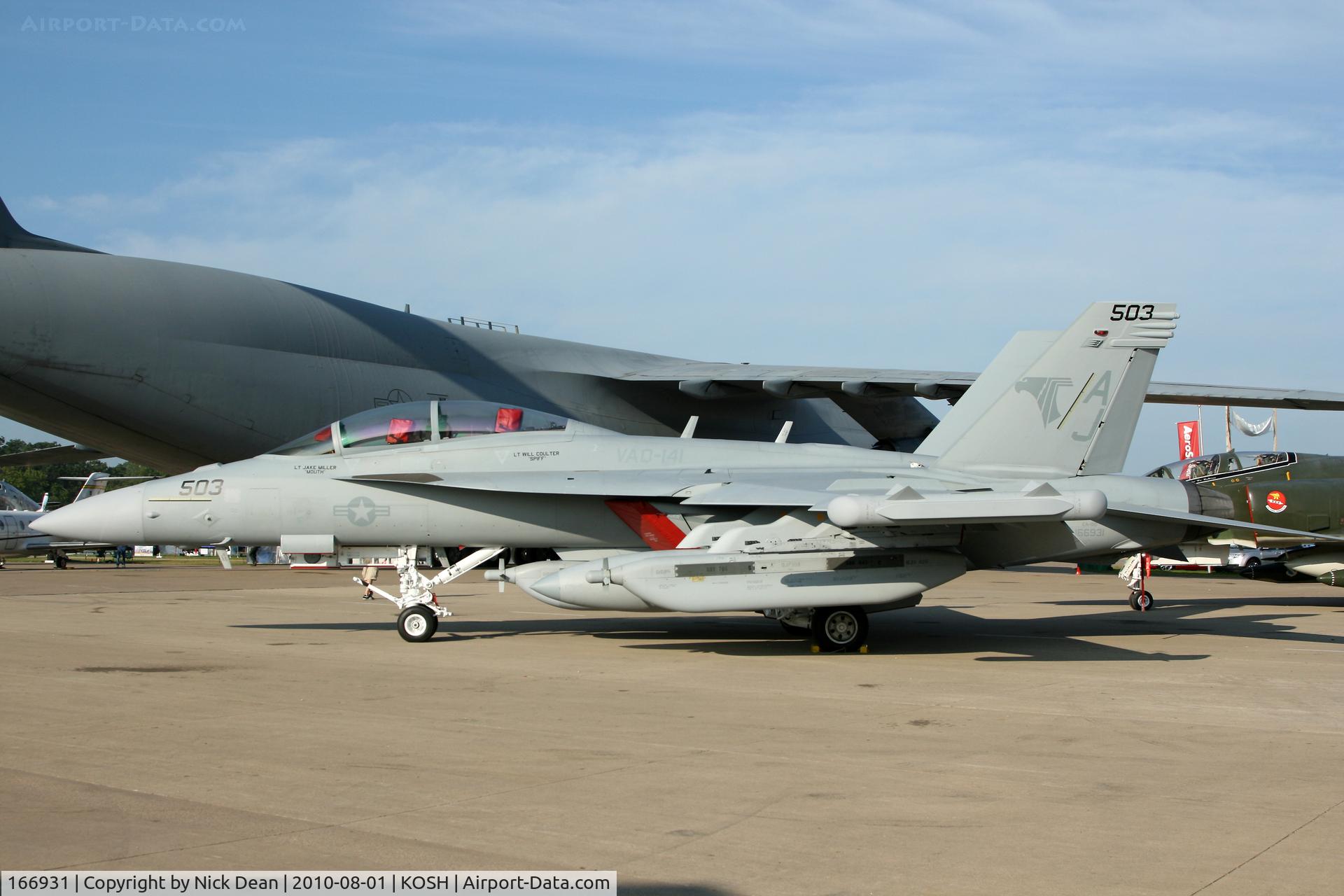 166931, Boeing EA-18G Growler C/N G-16, KOSH