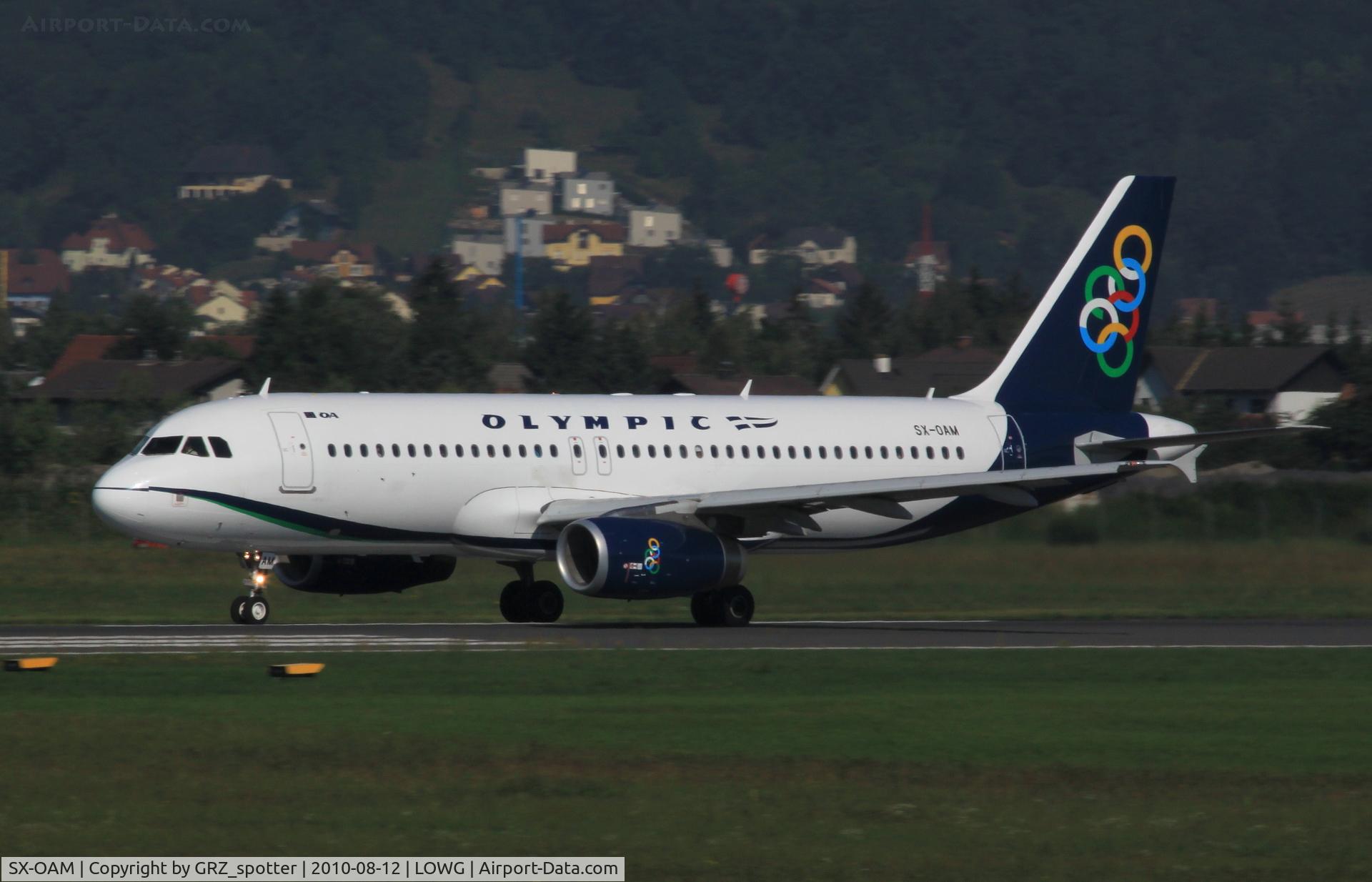 SX-OAM, 2009 Airbus A320-232 C/N 3990, Olympic A320