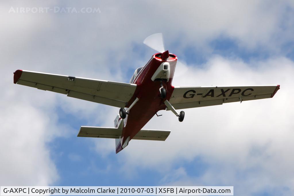G-AXPC, 1969 Beagle B-121 Pup Series 1 (Pup 100) C/N B121-119, Beagle B121 Series 1 at Fishburn Airfield, Co Durham, UK in July 2010..