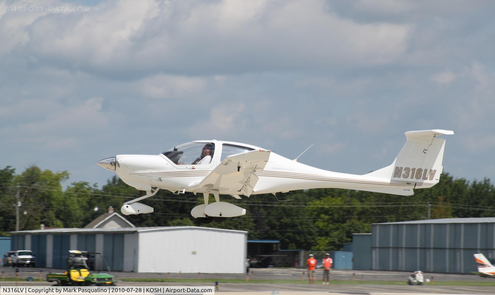 N316LV, 2002 Diamond DA-40 Diamond Star C/N 40.245, DA 40