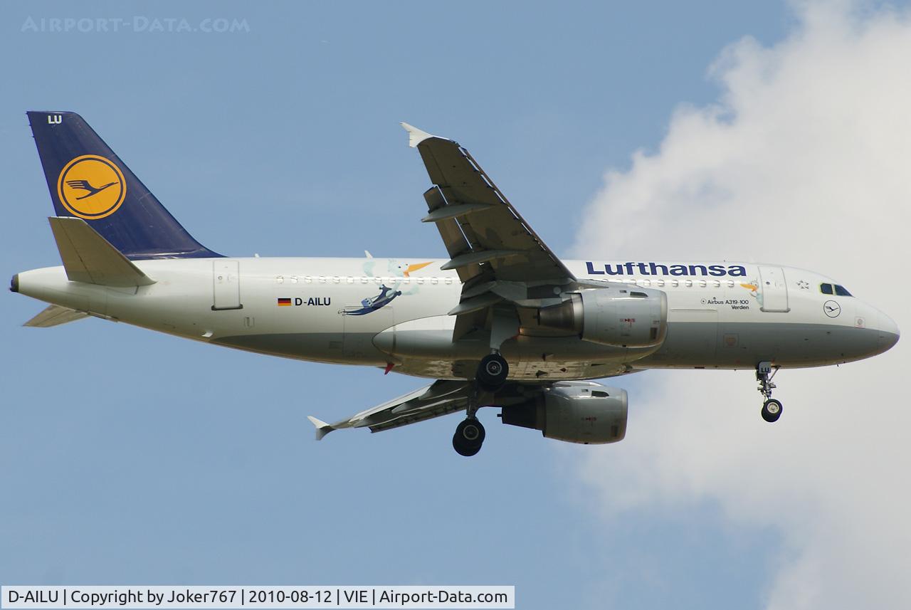 D-AILU, 1997 Airbus A319-114 C/N 744, Lufthansa