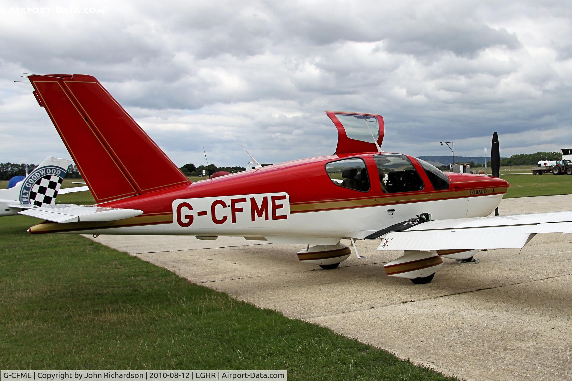 G-CFME, 1996 Socata TB-10 Tobago C/N 1795, Parked at Goodwood