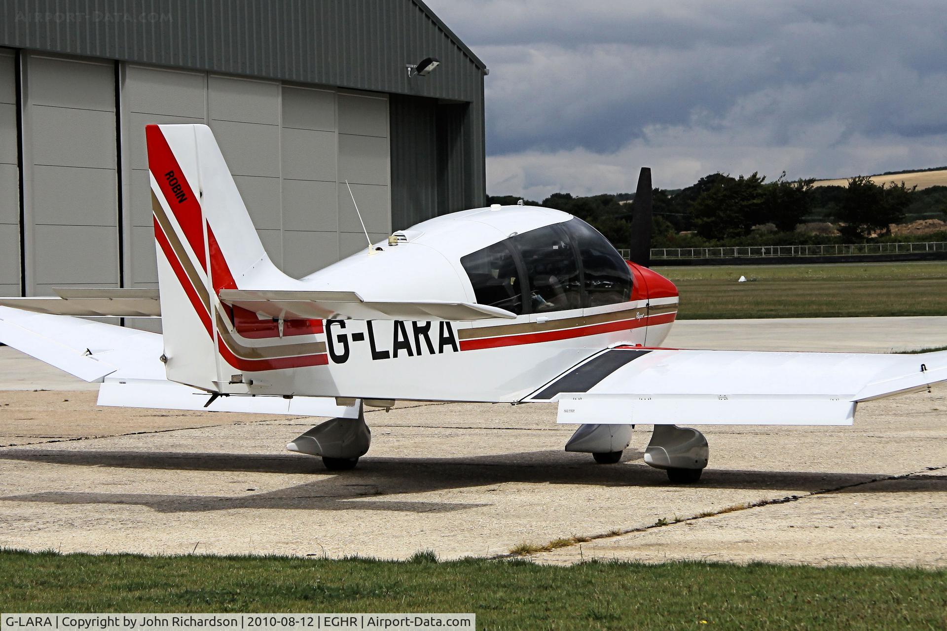 G-LARA, 1991 Robin DR-400-180 Regent Regent C/N 2050, Parked at Goodwood