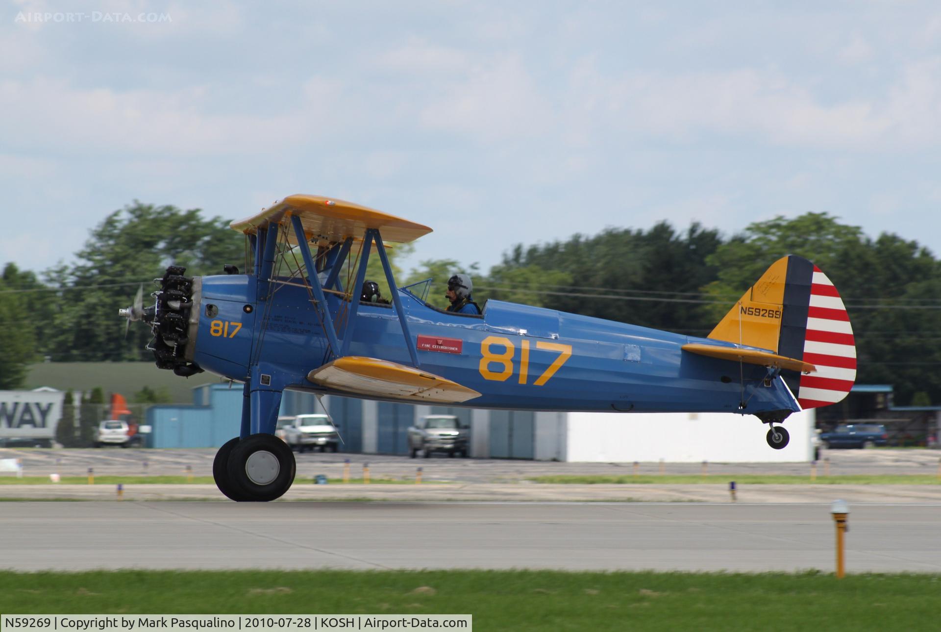 N59269, Boeing A75L3 C/N 75-3867, Stearman