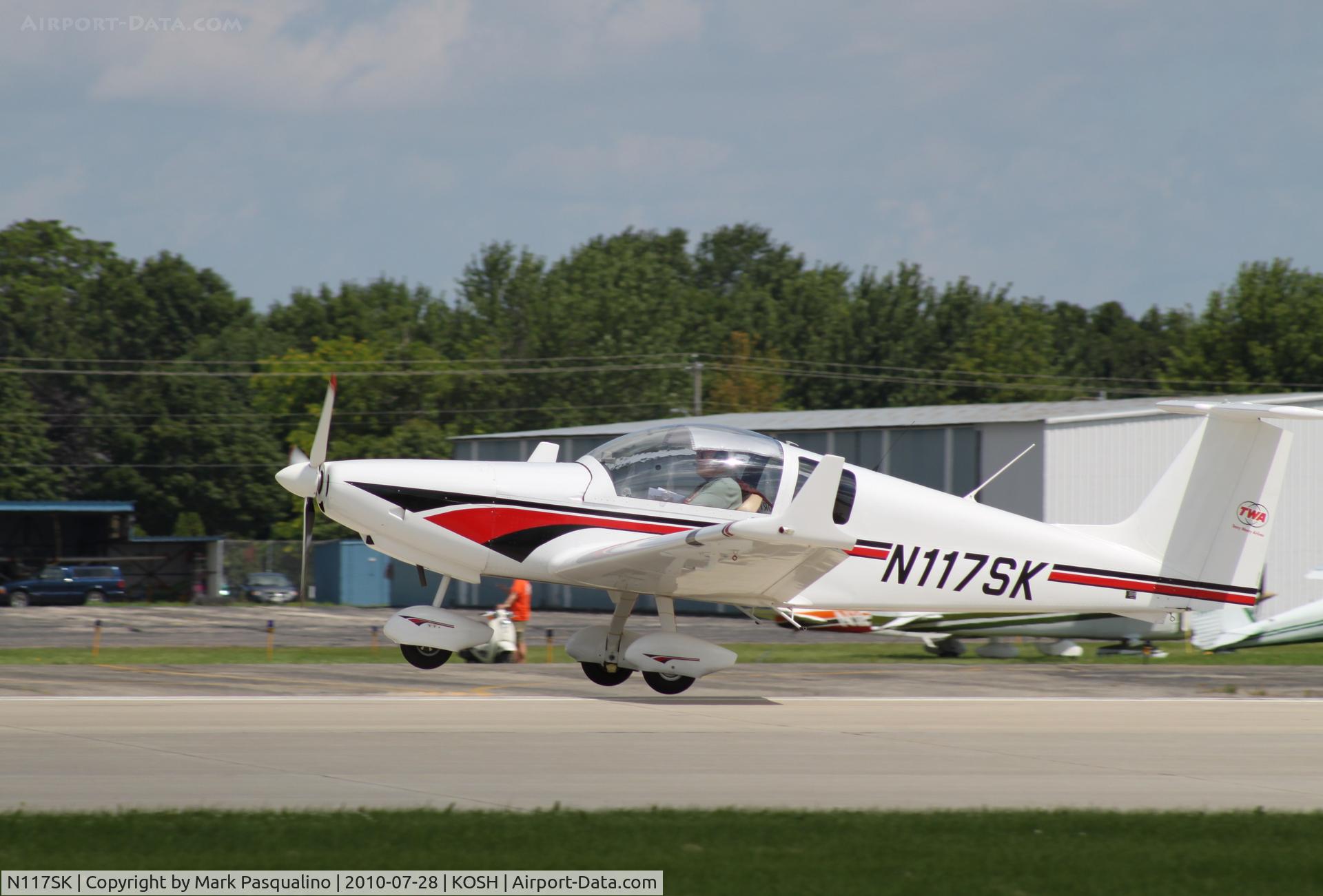 N117SK, 2007 Dova DV-1 Skylark C/N 07/05, DV-1 Skylark