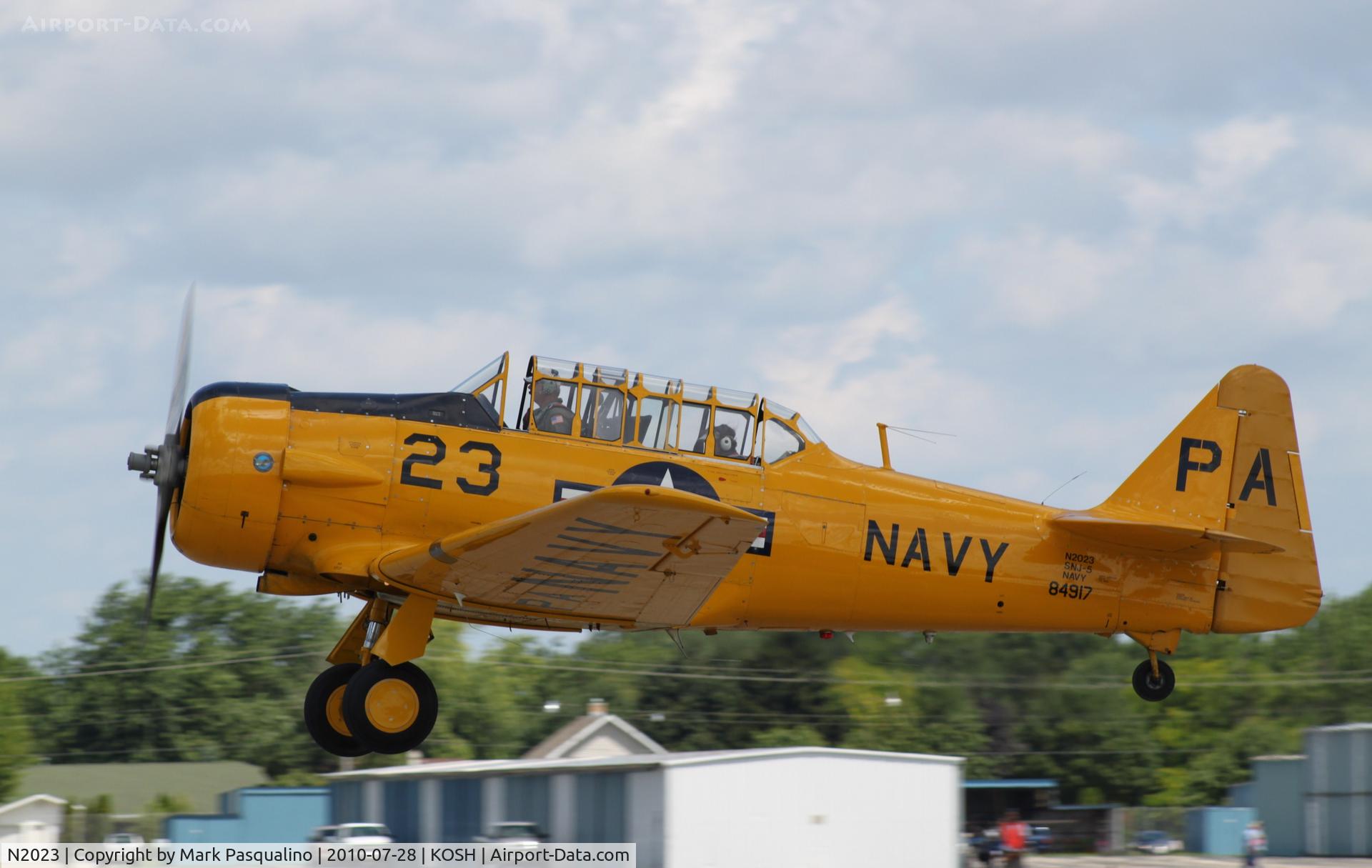 N2023, North American SNJ-5 Texan C/N 84917, North American SNJ-5