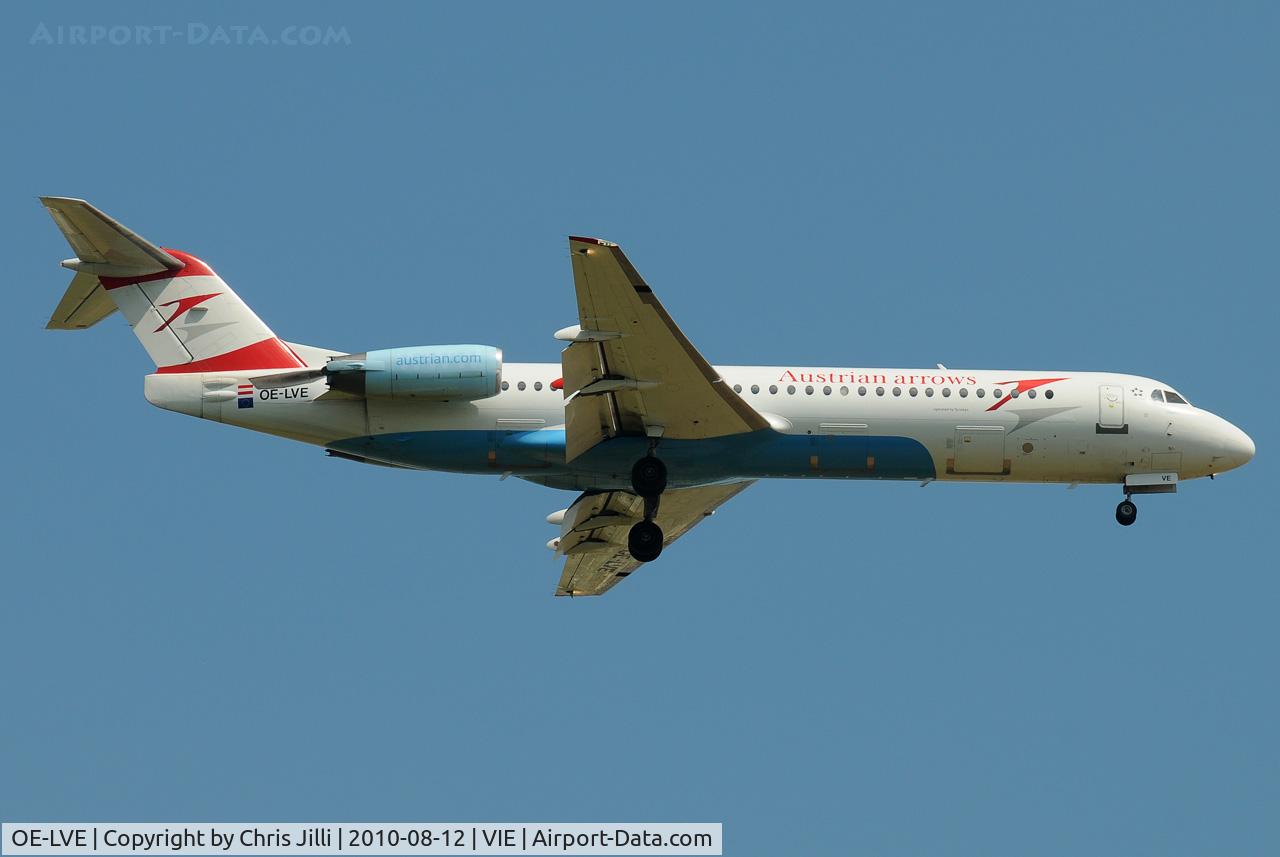 OE-LVE, 1994 Fokker 100 (F-28-0100) C/N 11499, VO