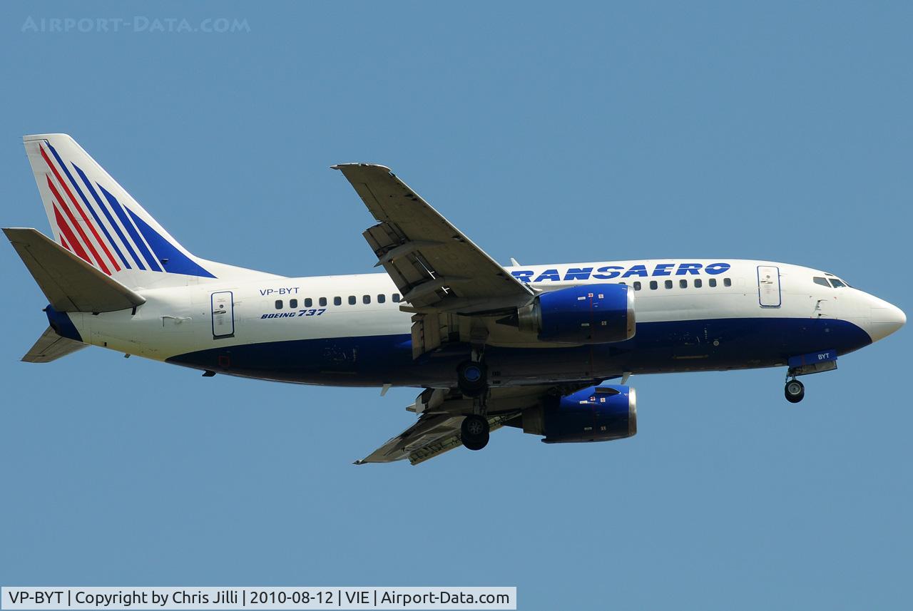 VP-BYT, 1998 Boeing 737-524 C/N 28928, Transaero