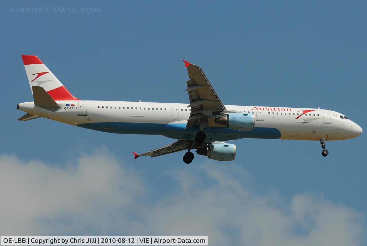 OE-LBB, 1995 Airbus A321-111 C/N 570, Austrian