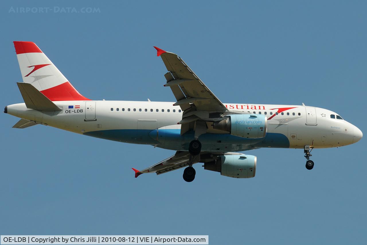 OE-LDB, 2004 Airbus A319-112 C/N 2174, Austrian
