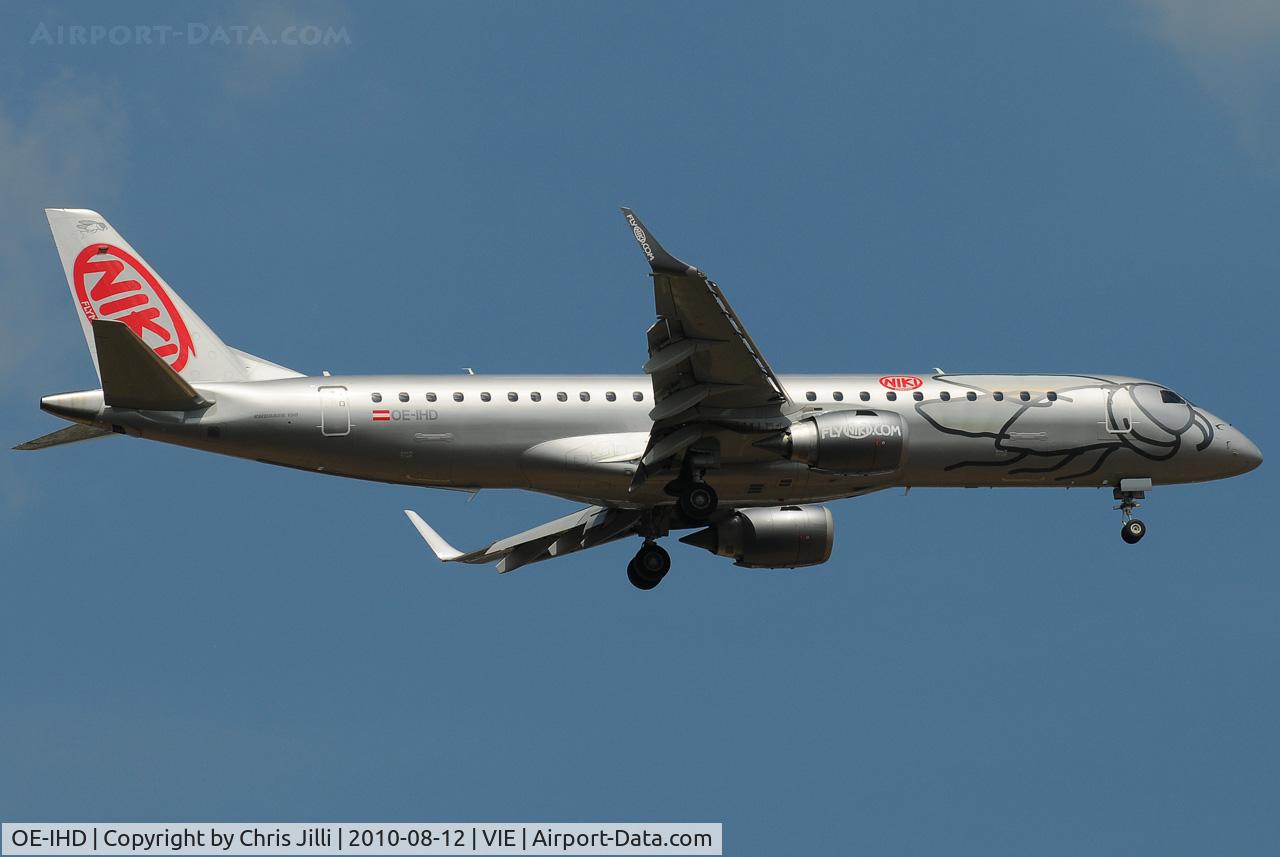 OE-IHD, 2010 Embraer E190 (ERJ-190-100) C/N 19000354, NIKI E190