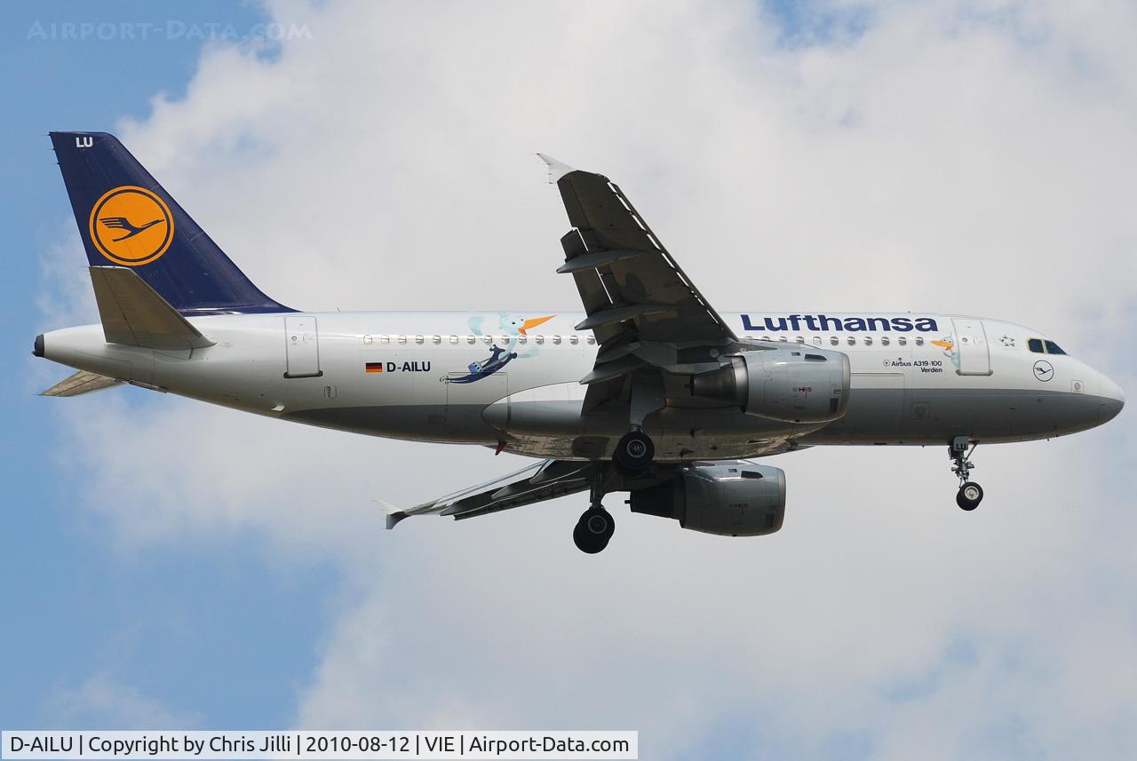 D-AILU, 1997 Airbus A319-114 C/N 744, Lufthansa