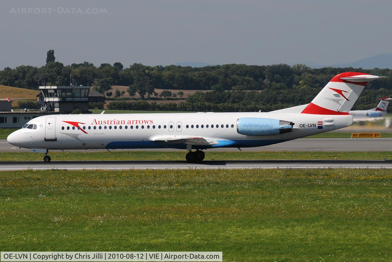 OE-LVN, 1991 Fokker 100 (F-28-0100) C/N 11367, Tyrolean