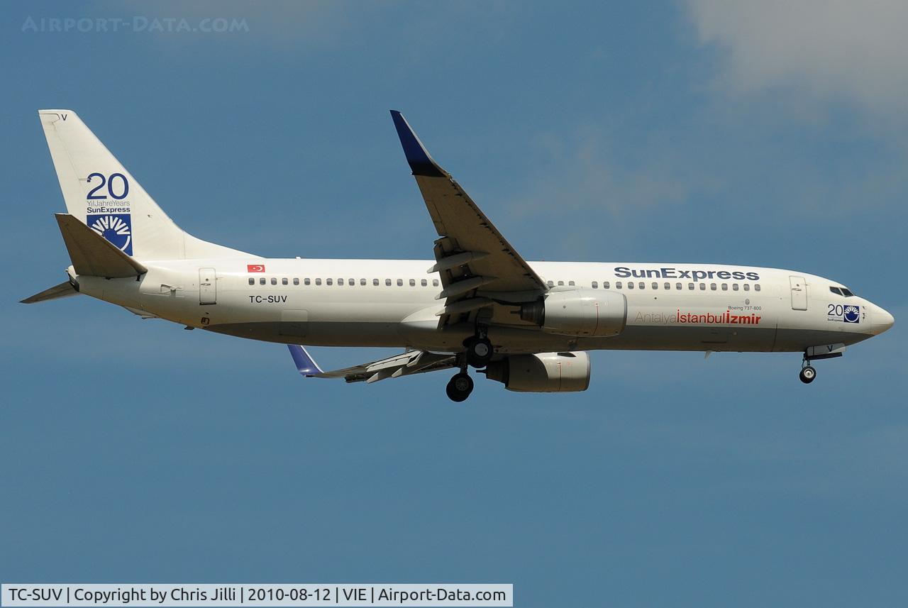 TC-SUV, 2001 Boeing 737-86N C/N 30807, SunExpress