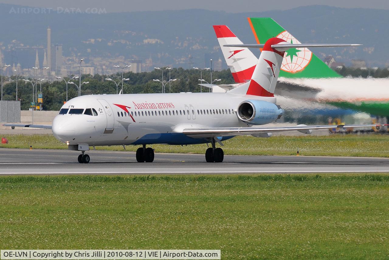OE-LVN, 1991 Fokker 100 (F-28-0100) C/N 11367, Tyrolean