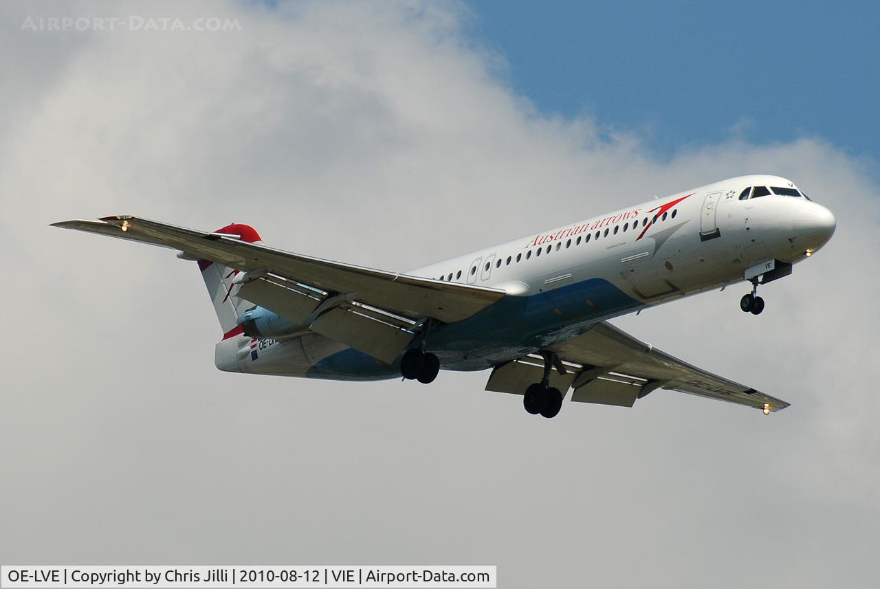 OE-LVE, 1994 Fokker 100 (F-28-0100) C/N 11499, Tyrolean
