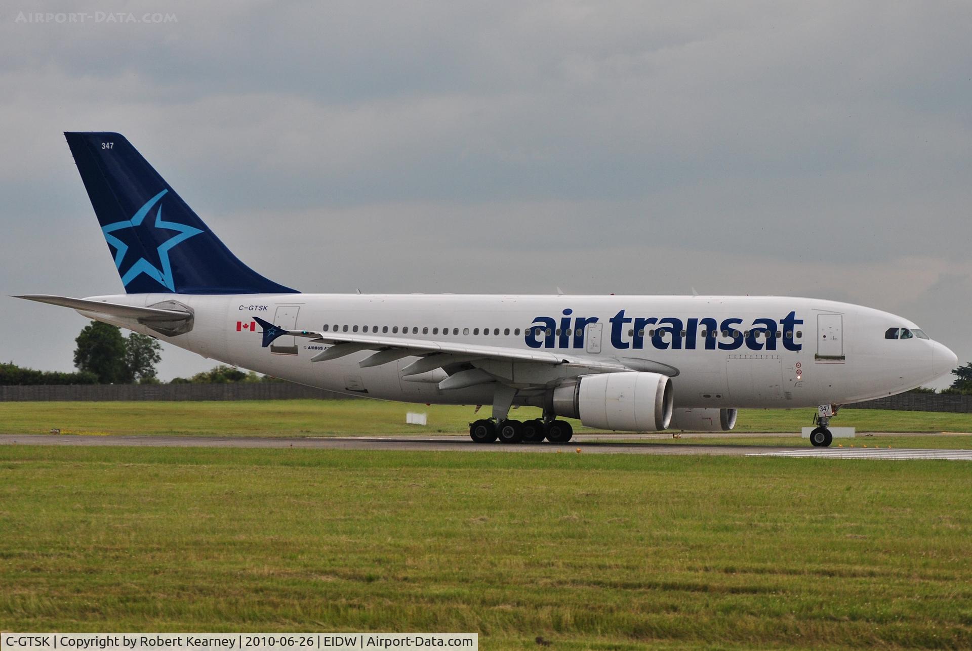 C-GTSK, 1990 Airbus A310-304 C/N 541, Air Transat preparing for take-off
